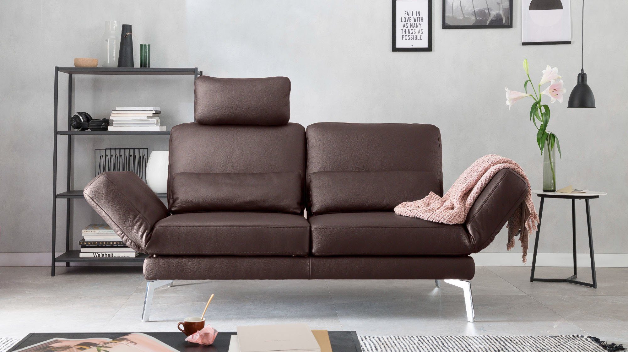 KAWOLA 2-Sitzer »HURRICANE«, Sofa Leder verschiedene Farben online kaufen |  OTTO