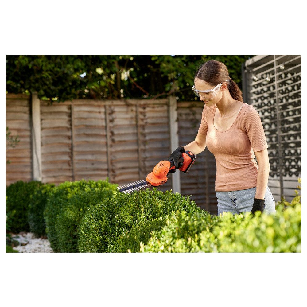 Black + Decker Baum- und Strauchschneider Black & Decker BCSS18B-XJ Akku Akku-Gartenschere Li-Ion