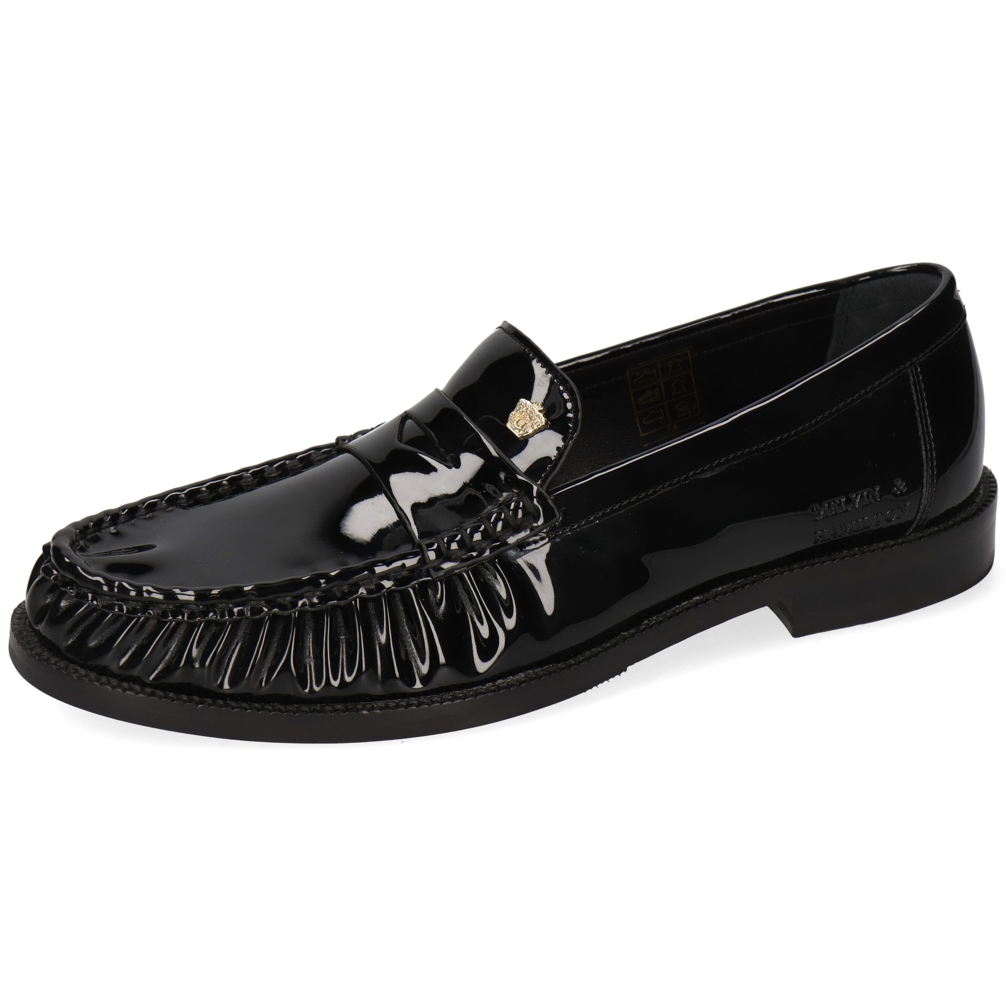 Melvin & Hamilton Kamilla 1 Leder-Loafers für Damen Loafer Flache Absätze, Echtes Leder