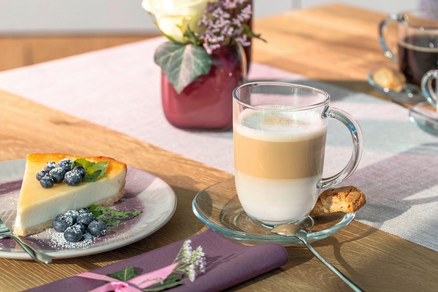 LEONARDO Latte-Macchiato-Tasse NAPOLI, 12-tlg., Glas, 380 ml, 12-teilig