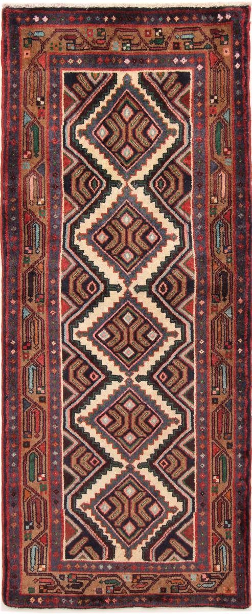 Orientteppich Hamadan 75x189 Handgeknüpfter Orientteppich / Perserteppich Läufer, Nain Trading, rechteckig, Höhe: 8 mm