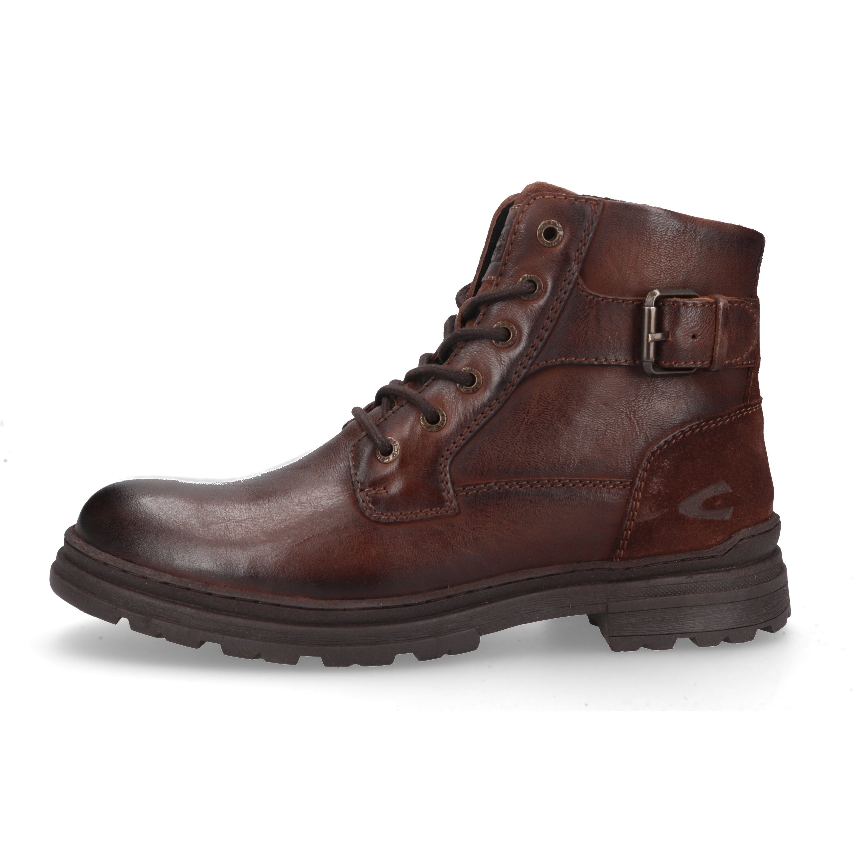 camel active Boots GOAT WAXY SCHOKO Schnürboots