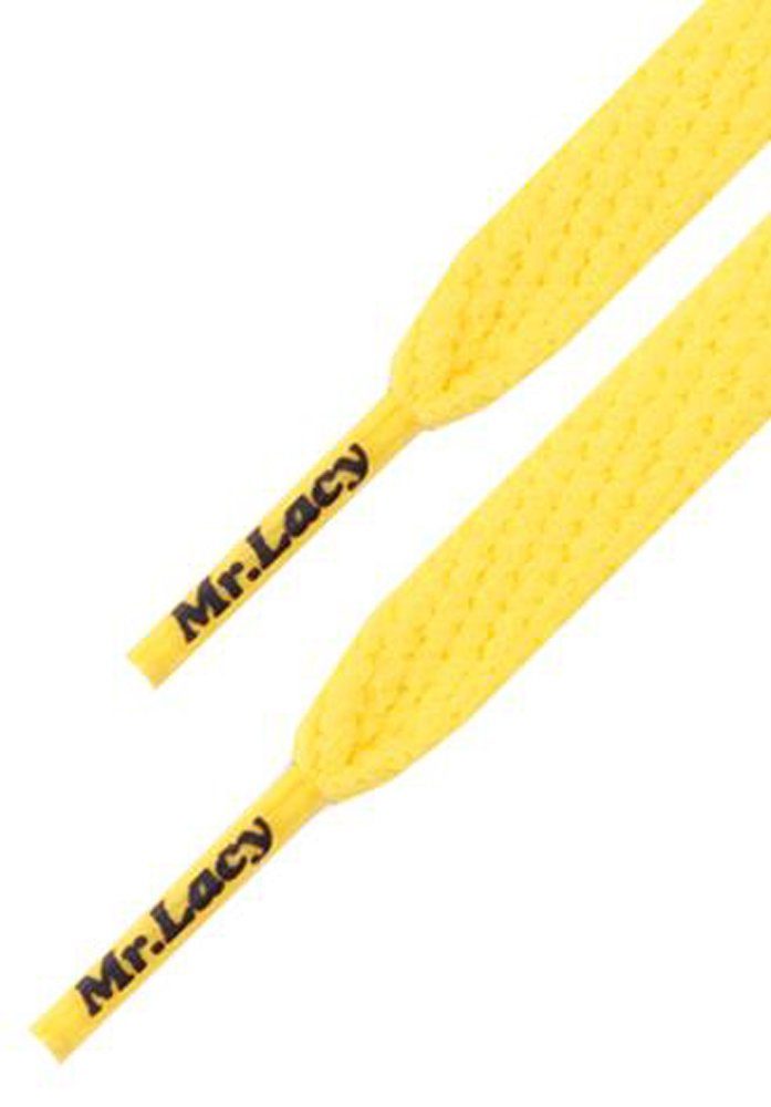Mr. Lacy Schnürsenkel Sneaker Laces Smallies - Flach - 90 cm Yellow