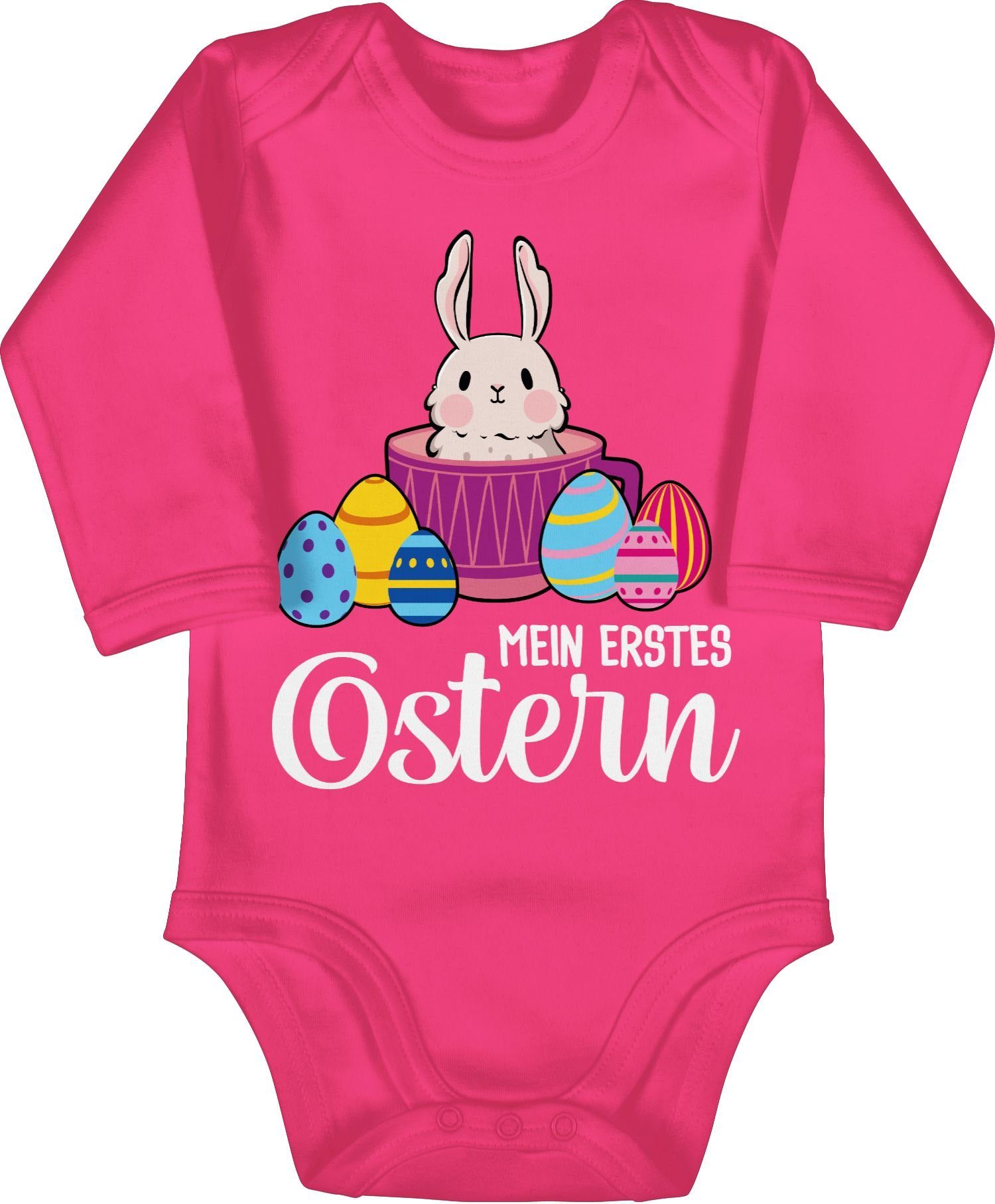 Shirtracer Shirtbody Mein erstes Ostern Hase in Tasse I Osterhase I My first easter Ostergeschenke