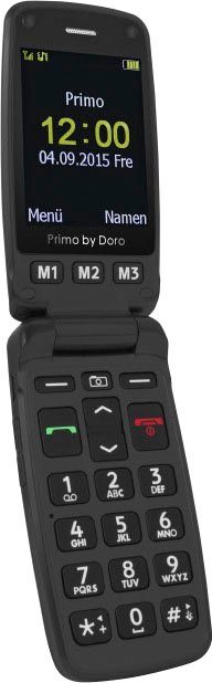 Doro Primo 406 Handy (6,1 cm/2,4 Zoll), Übersichtliches 6,1 cm (2,4 Zoll)  TFT-Display