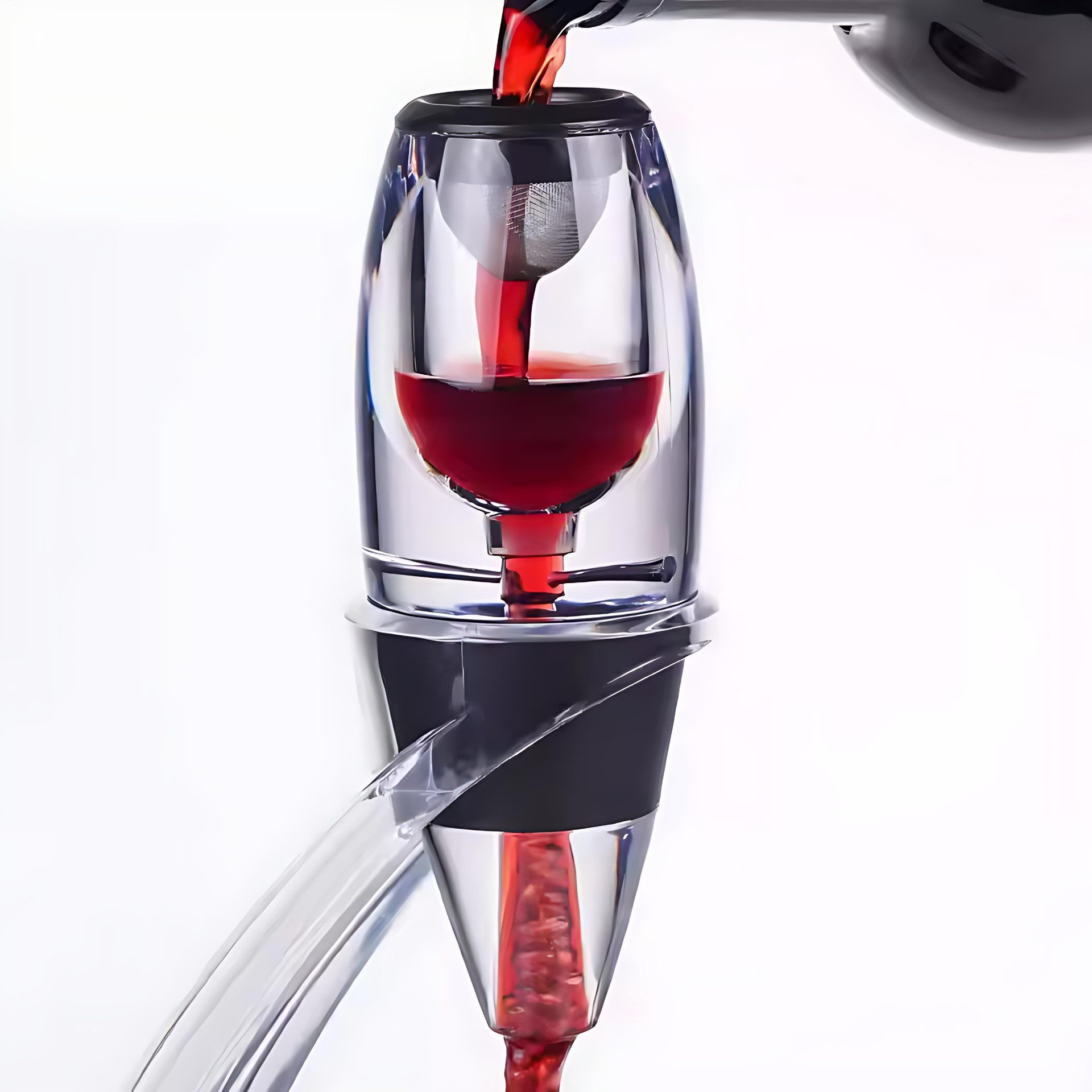 HoyoLee Handels GmbH Dekanter Rotwein-Dekanter Weinausgießer Vino Air Dekantierausgießer Weinkaraffe