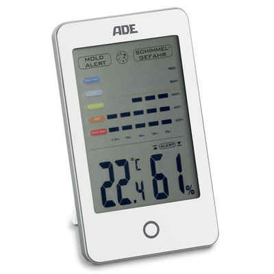 ADE Hygrometer »WS1700/WS1701«, (1-St), Hygrometer mit visuellem Schimmelalarm