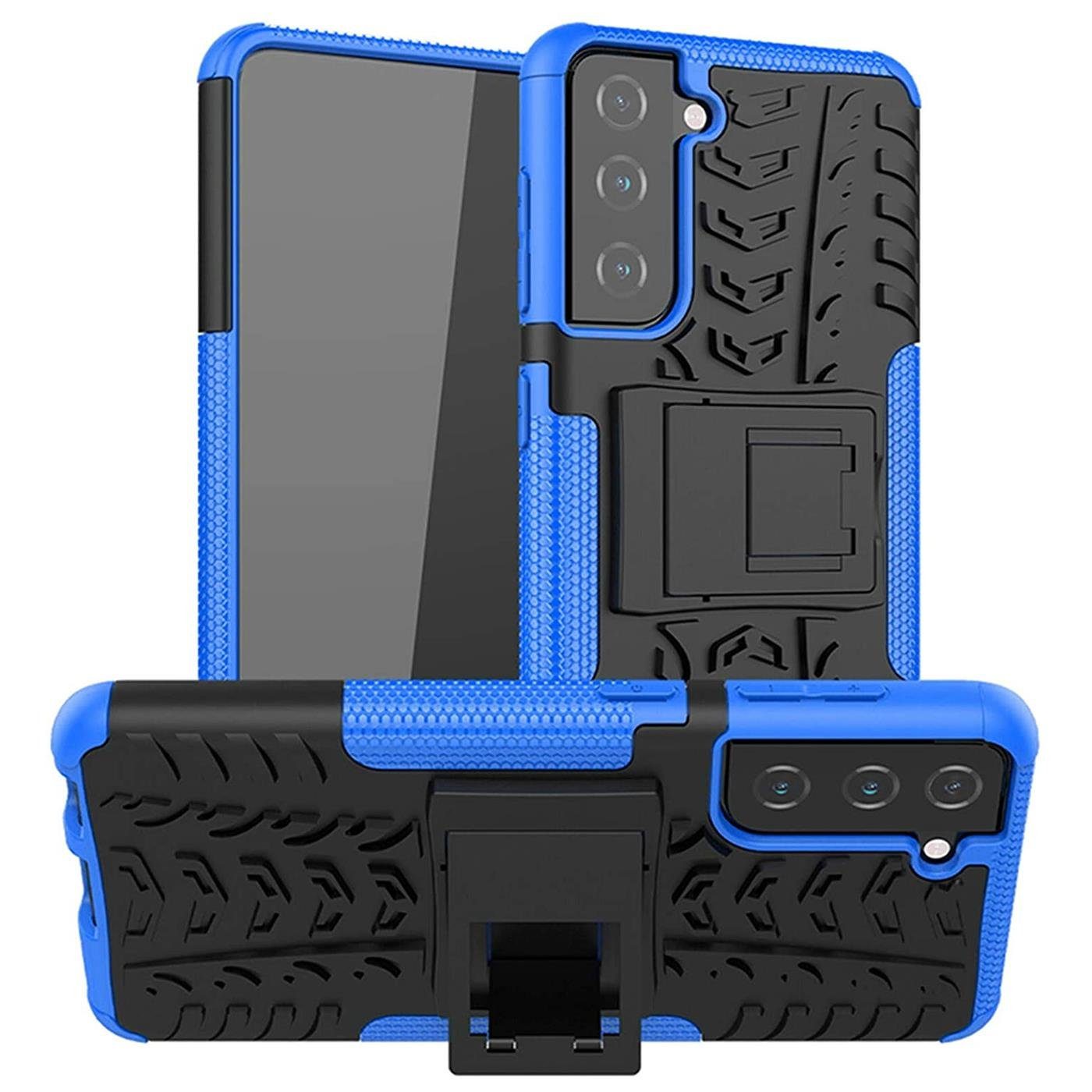 CoolGadget Handyhülle Outdoor Case Hybrid Cover für Samsung Galaxy S21 Plus 6,7 Zoll, Schutzhülle extrem robust Handy Case für Samsung S21+ Hülle