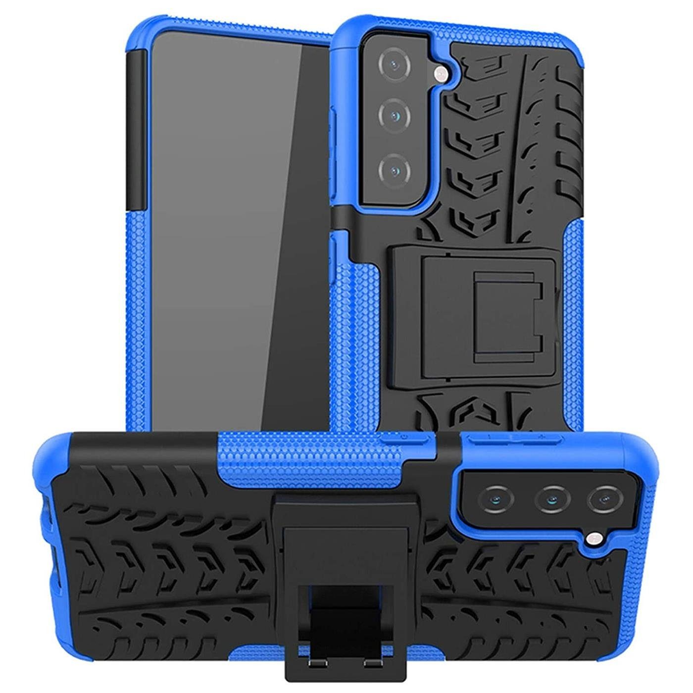 CoolGadget Handyhülle Outdoor Case Hybrid Cover für Samsung Galaxy S22 6,1 Zoll, Schutzhülle extrem robust Panzer Handy Case für Samsung S22 Hülle
