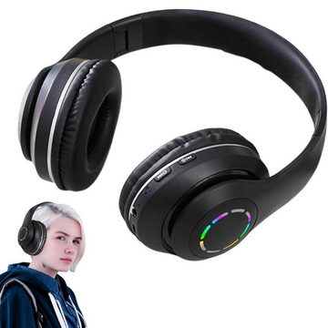 yozhiqu Kabellose Over-Ear Headphones mit LED-Licht und Geräuschreduktion Bluetooth-Kopfhörer (Ideal für Computer, Reisen und perfekte Klangqualität zu Hause)