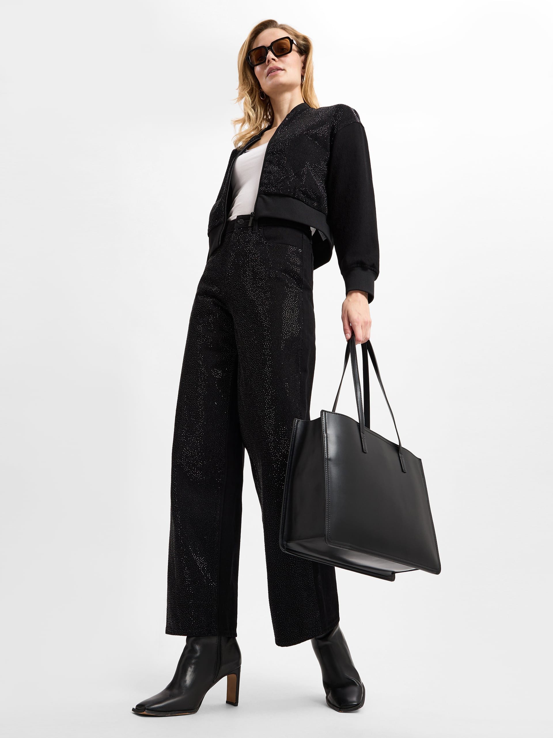 Armani Exchange Connected Straight-Jeans