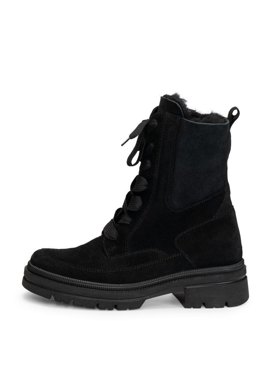 vitaform Damen Stiefeletten Veloursleder Stiefelette