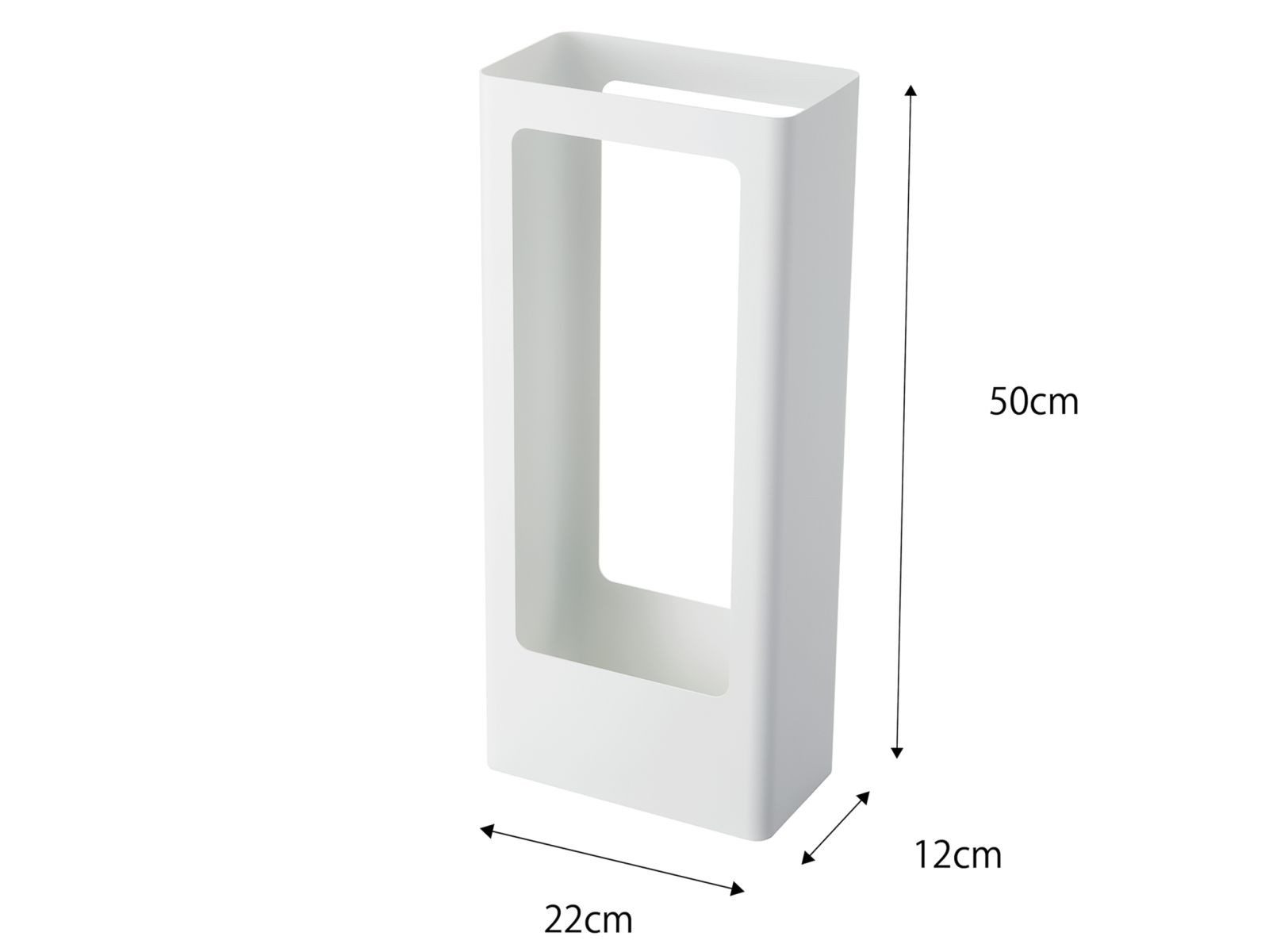 Yamazaki Schirmständer "Tower" Design rechteckig schmal 22x50x12cm, Regensc günstig online kaufen