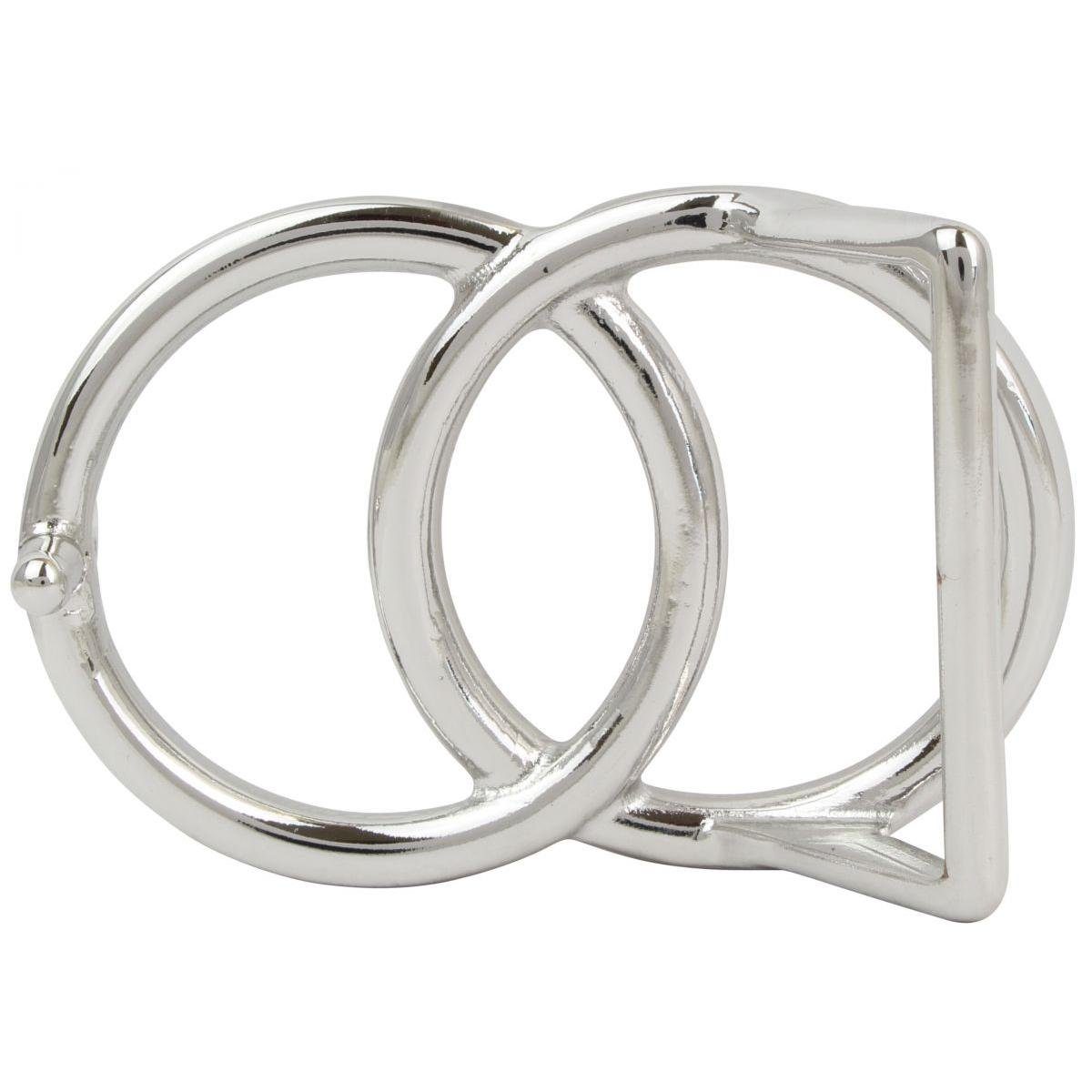 BELTINGER Gürtelschnalle Cerchi 4,0 cm - Buckle Wechselschließe Gürtelschließe 40mm - Gürtel bi (1-St)