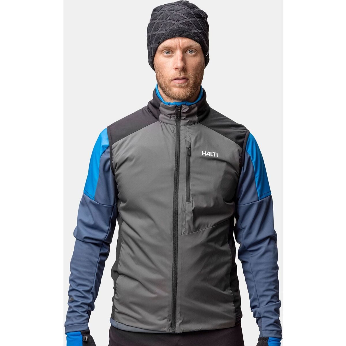HALTI Skimütze Crostie Merino Beanie Weiche Merinomütze mit winddichter Membran für optimalen Schutz und