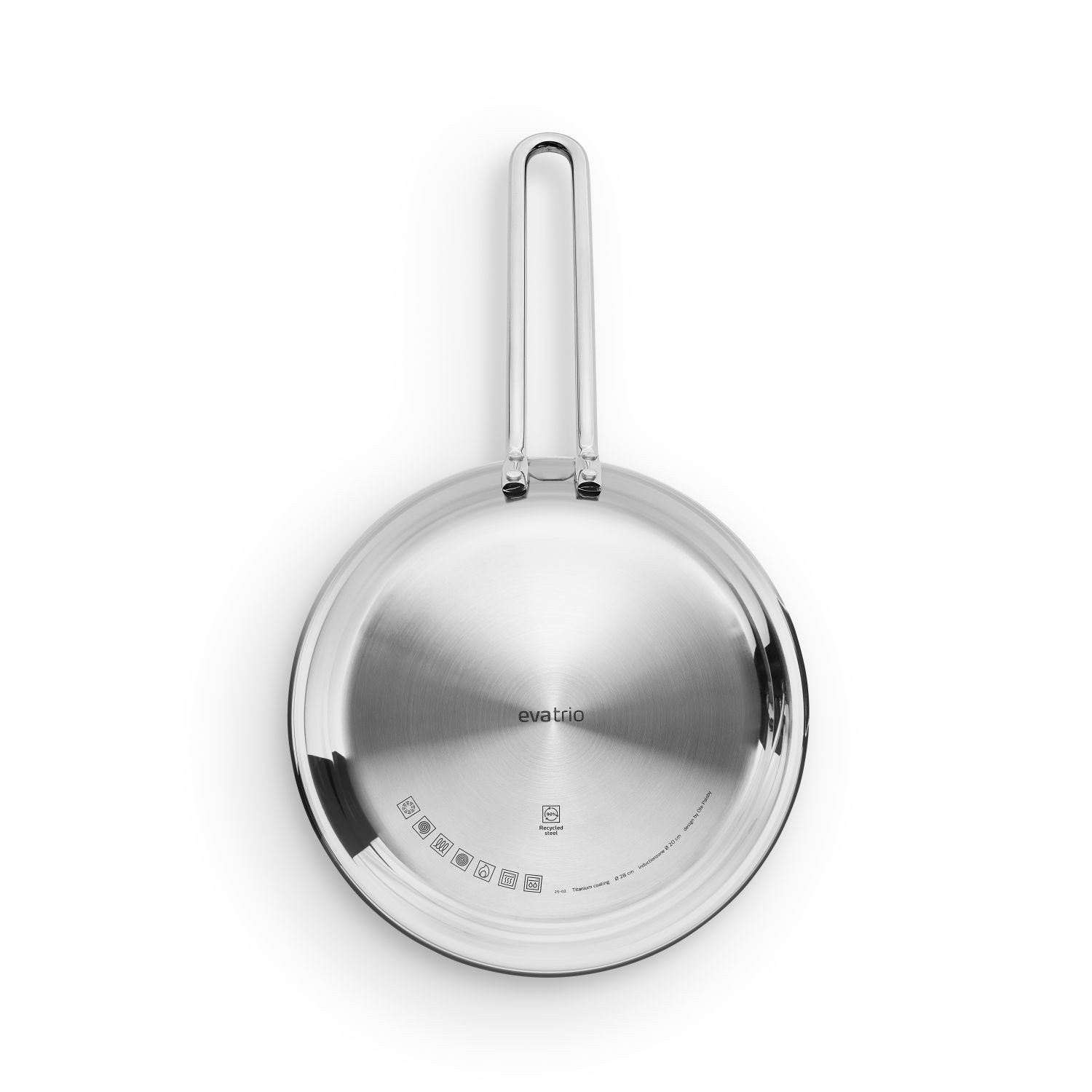 Eva Solo Bratpfanne Laser-Titanium-Antihaftbeschichtung 20 cm, Edelstahl