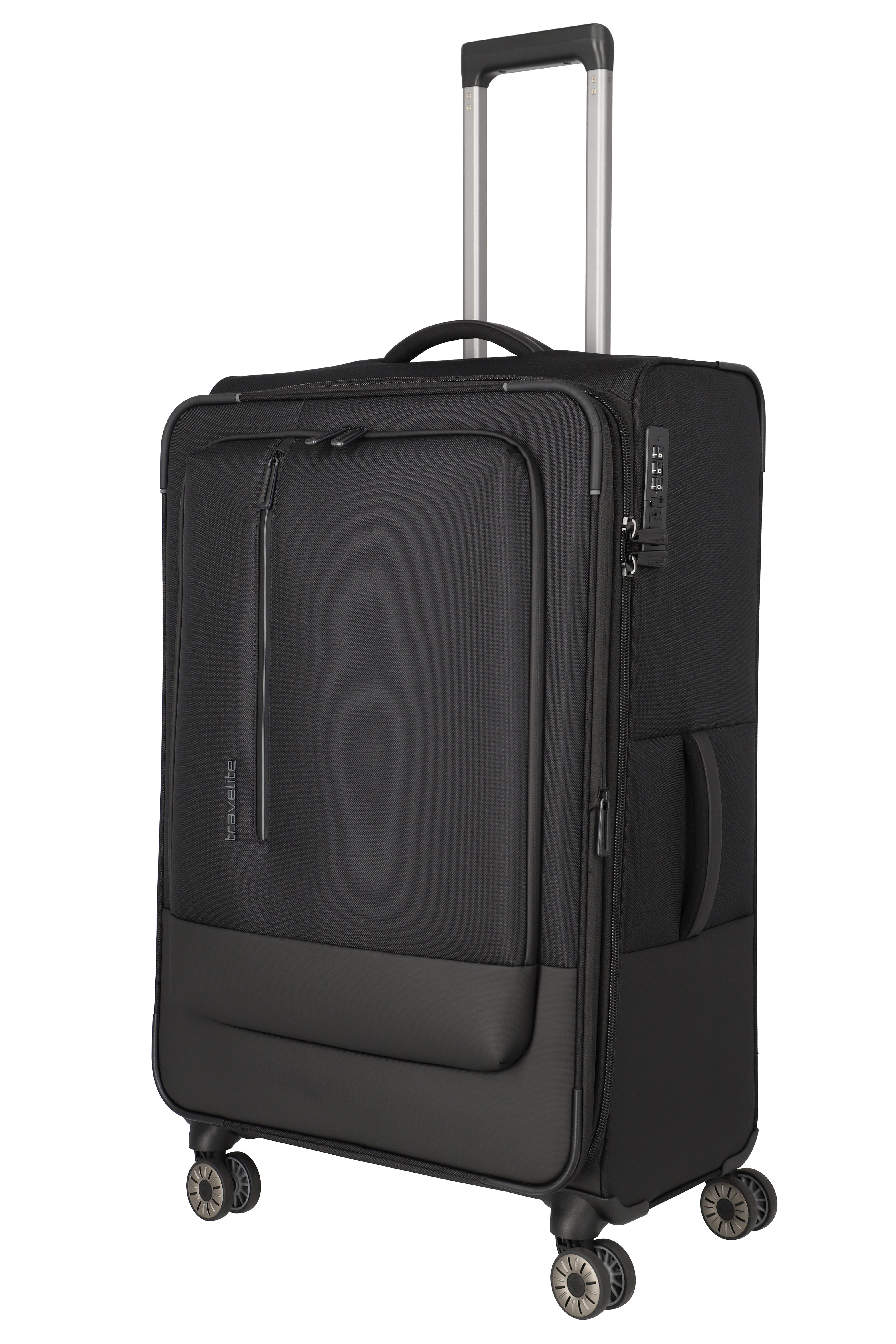 travelite Weichgepäck-Trolley CROSSLITE Reisekoffer Weichgepäck, 4 Rollen, Koffer, mit TSA-Schloss, wasserabweisendes Material