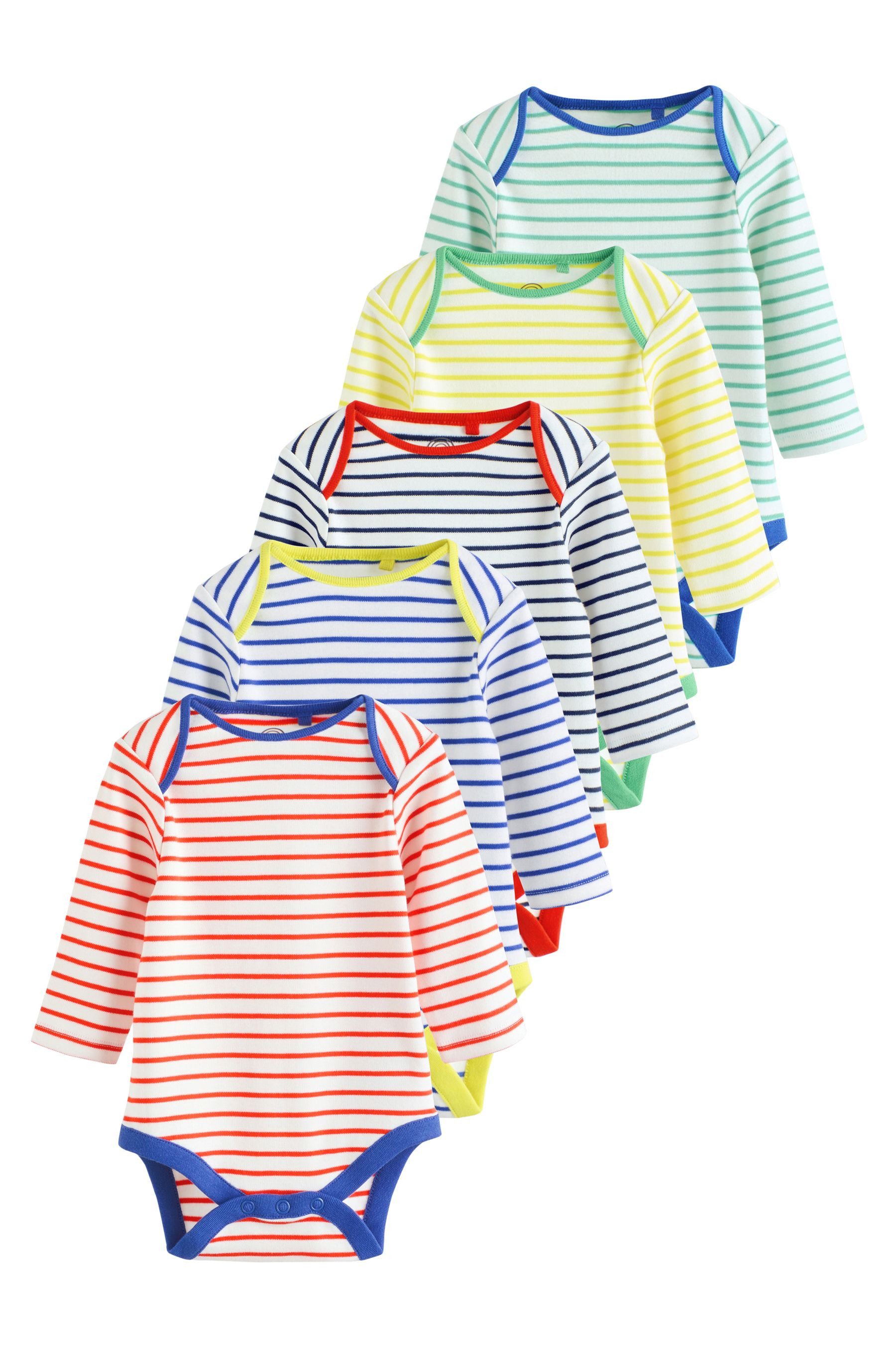Next Langarmbody Baby-Bodys mit langem Arm, 5er-Pack (5-tlg)