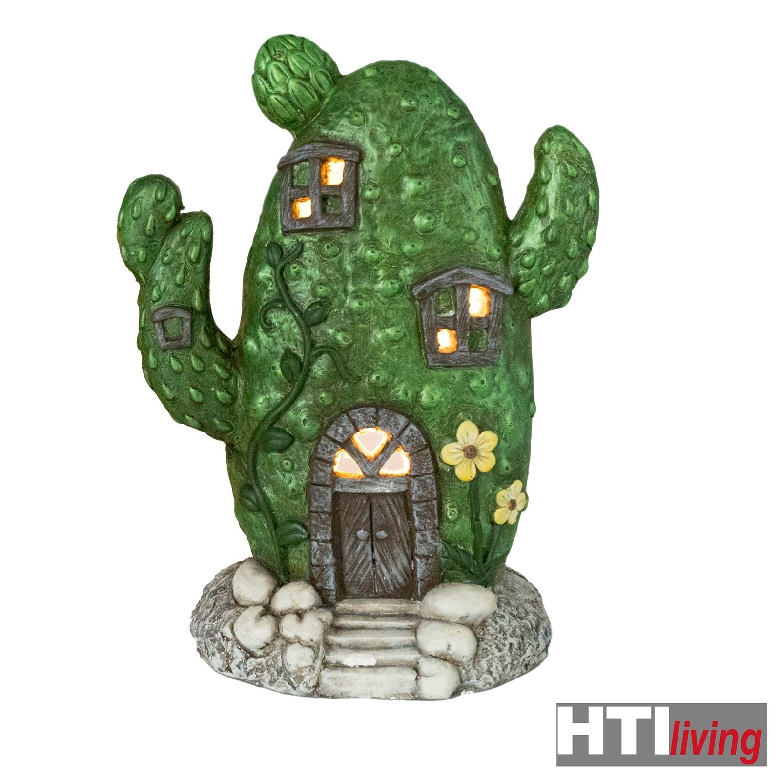 St) HTI-Living Keramik-Windlicht Windlicht (1 Kaktus