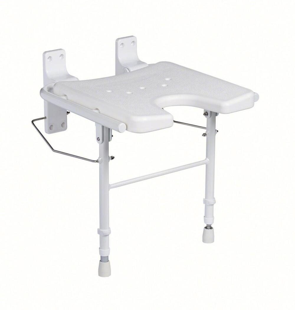 DocMed Duschklappsitz DocMed Duschklappsitz, belastbar bis 120,00 kg, Höhenverstellbarer Duschsitz, Bad Hilfe