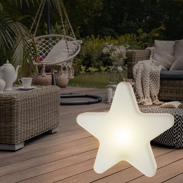 CEPEWA LED Dekolicht Sternlampe XL Outdoor Indoor mit Steckfuß 50cm Stern Leuchte