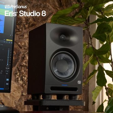 Presonus Eris Studio 8 Monitor-Boxen PC-Lautsprecher (1 Paar, 280 W, mit 2x Klinkenkabel)