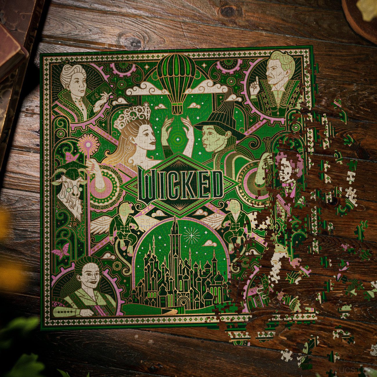 Theory11 Puzzle Wicked Multi-Dimensionales Puzzle (1000 Teile), Puzzleteile