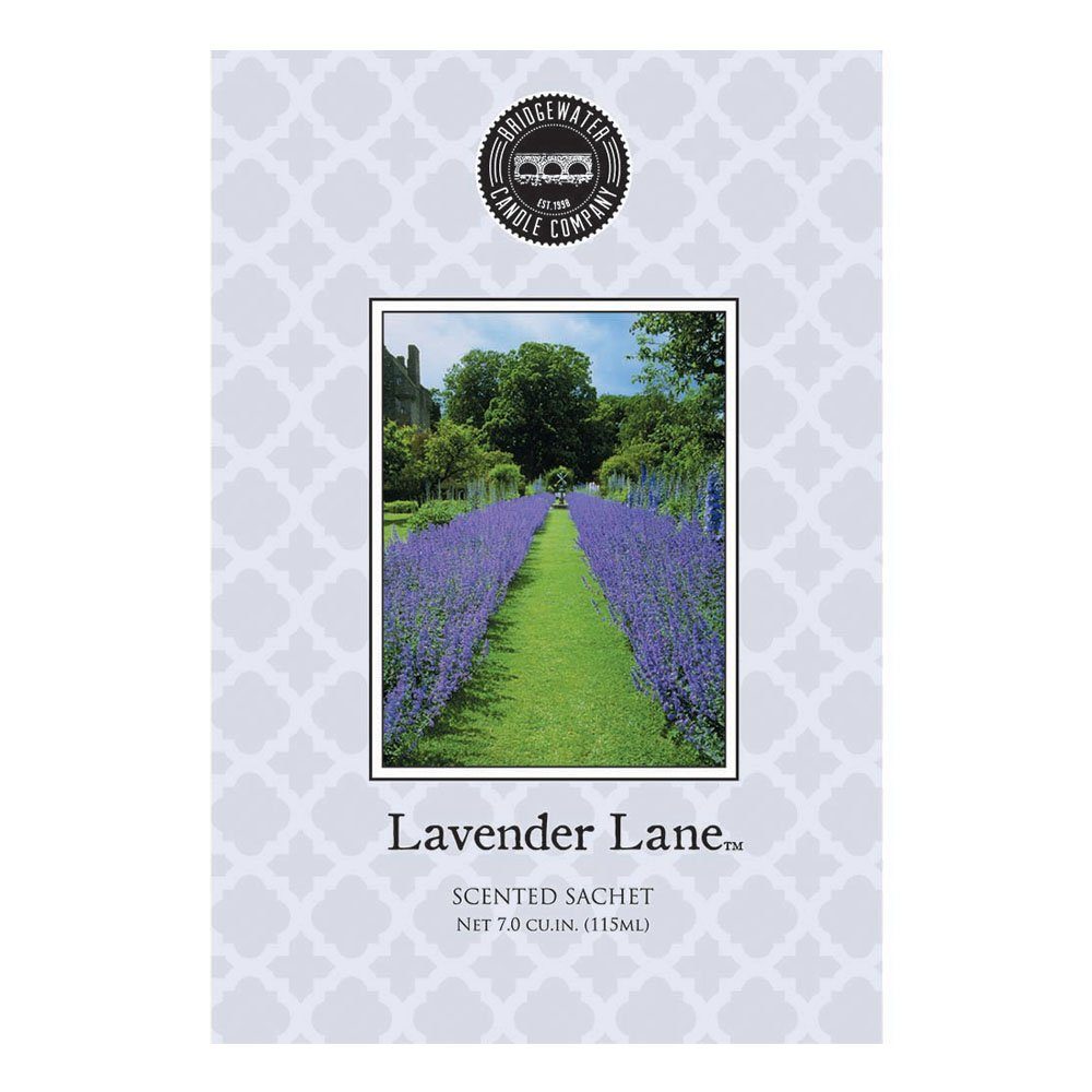 lila Lavendelduft LAVENDER mit Company Duftbeutel LANE BRIDGEWATER Bridgewater Papiertüte Candle Duftsachet