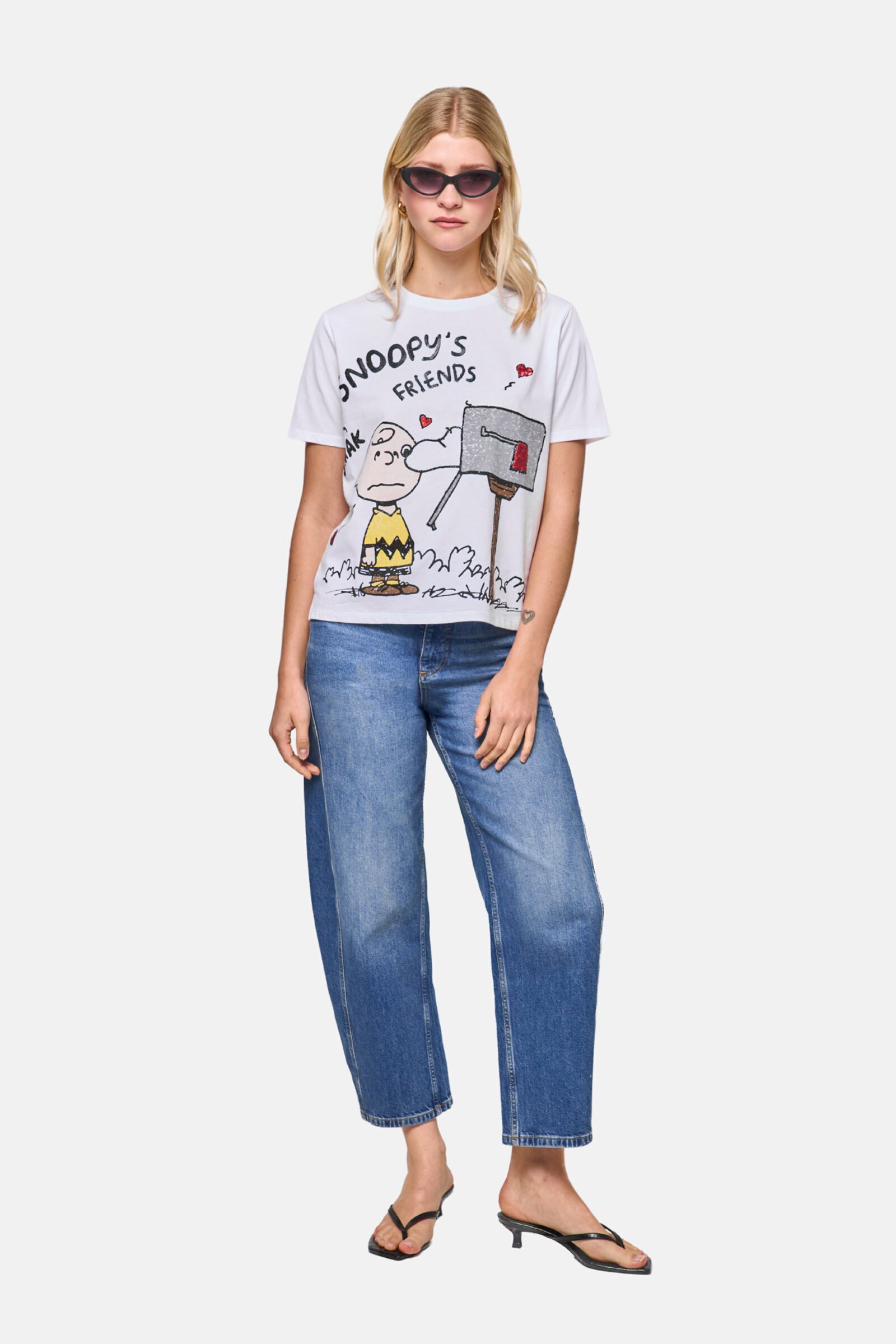 Princess goes Hollywood Print-Shirt (1-tlg) mit Snoopy und Charlie Brown Print