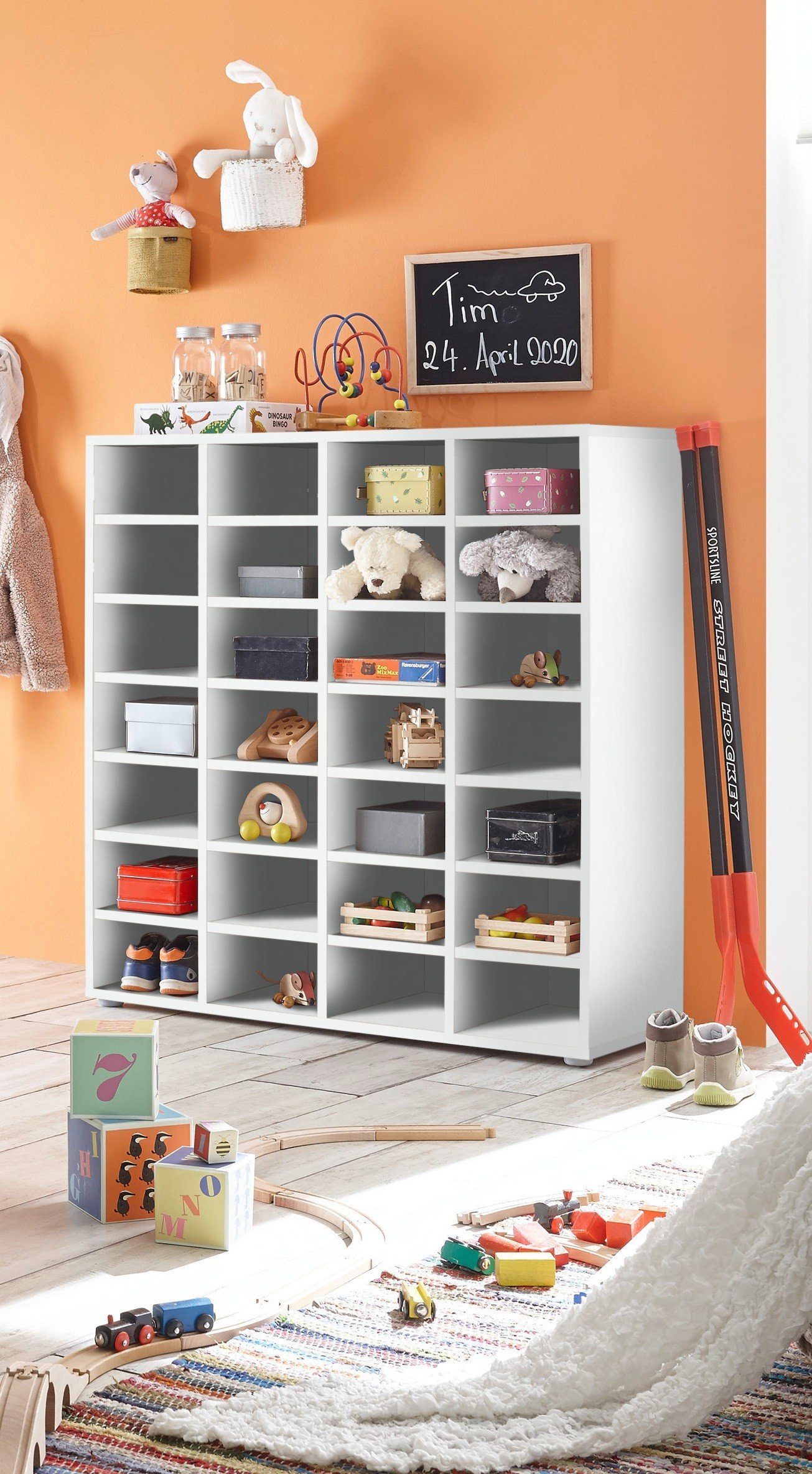 PREISBRECHER Schuhregal Boots 1, in Weiß matt mit 24 Einlegeböden. Abmessun günstig online kaufen