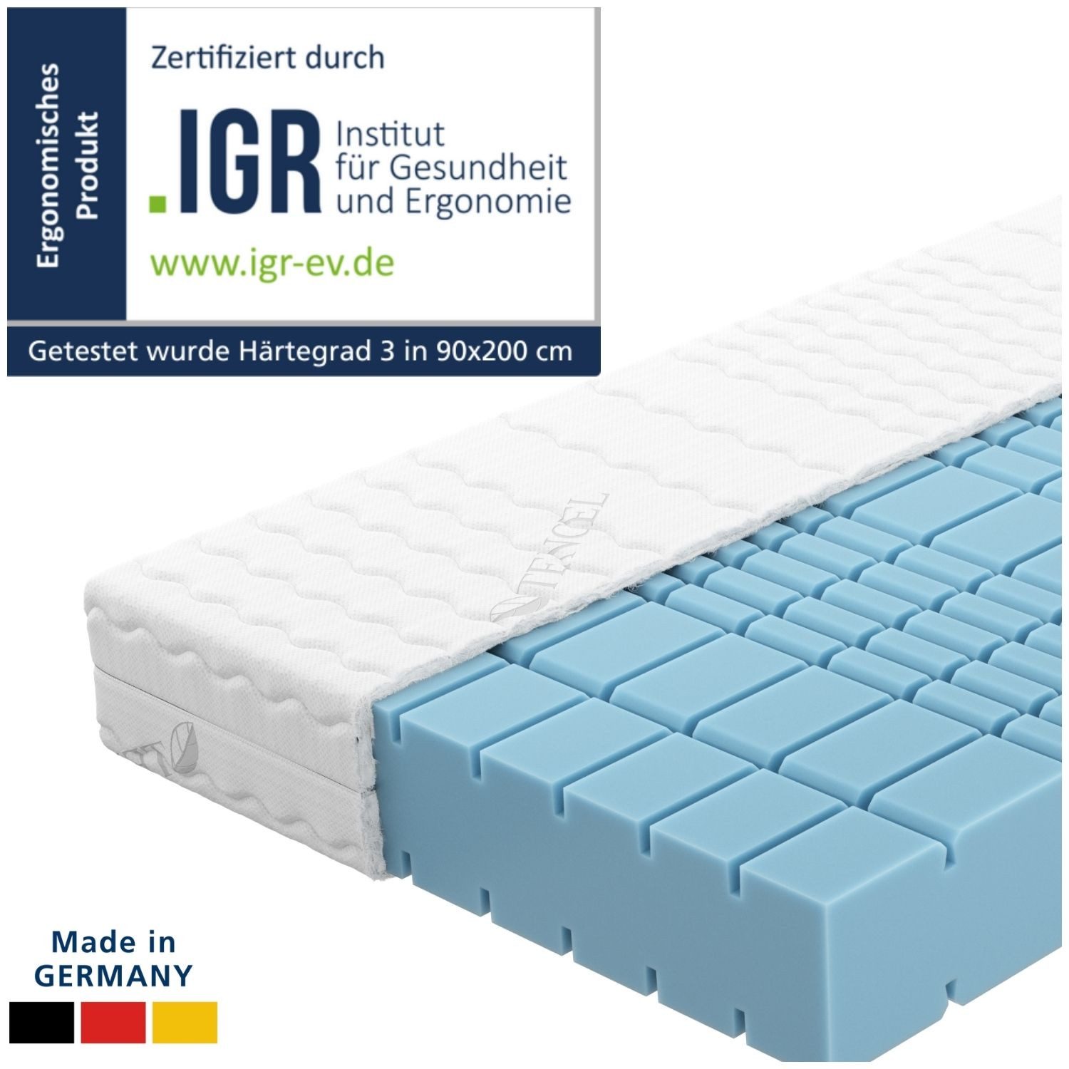 Kaltschaummatratze Premium 7-Zonen Matratze Kaltschaum, Besonders günstig online kaufen