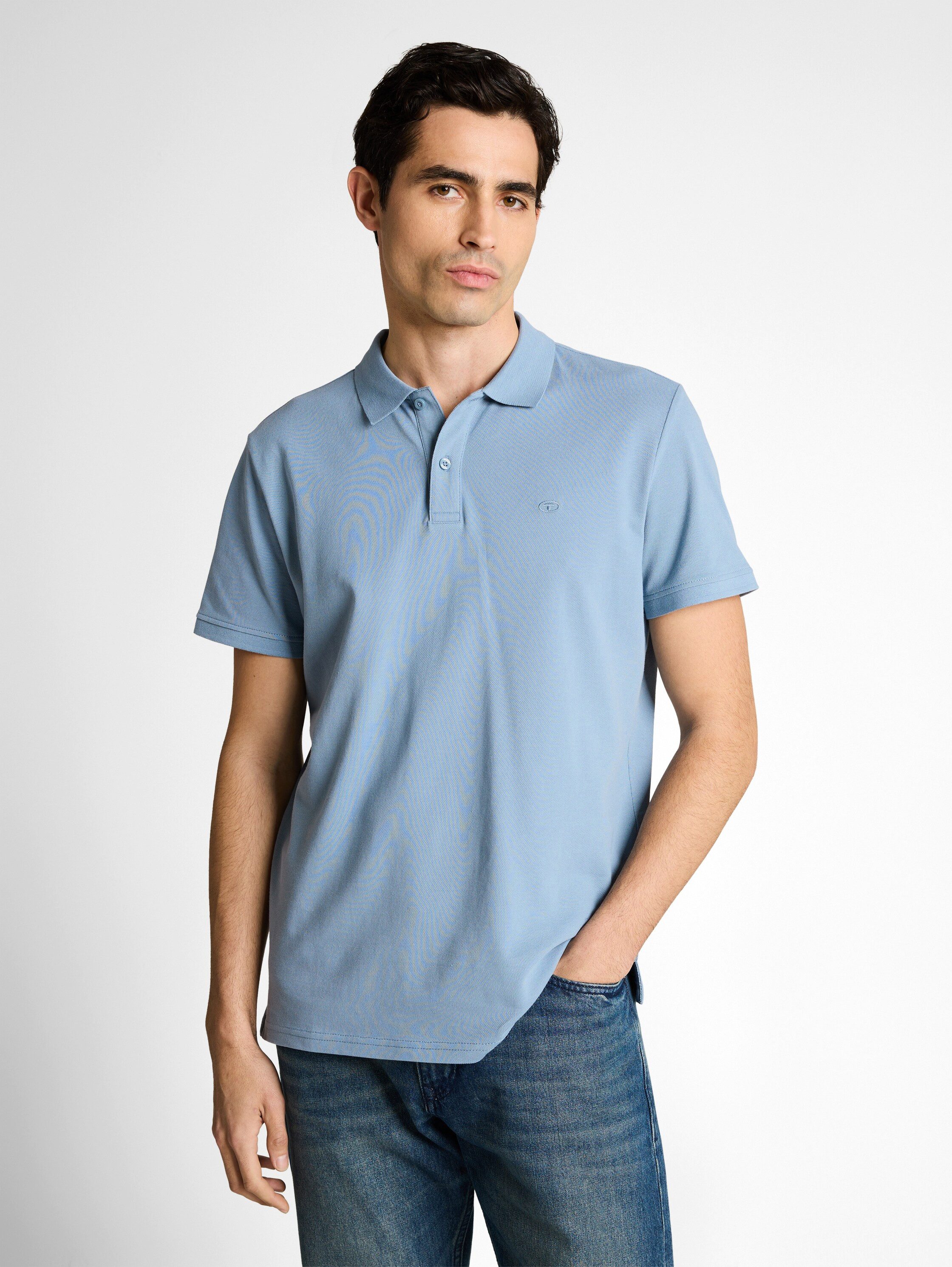 TOM TAILOR Poloshirt mit farblich hervorgehobener Knopfleiste günstig online kaufen