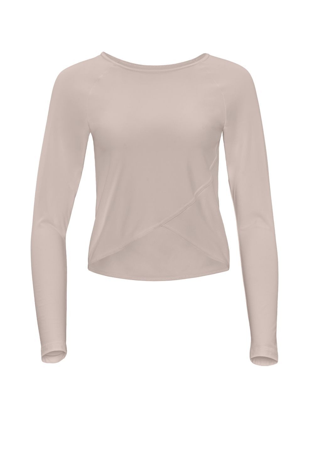 Winshape Langarmshirt Cropped Functional Light and Soft Overlap-Applikation