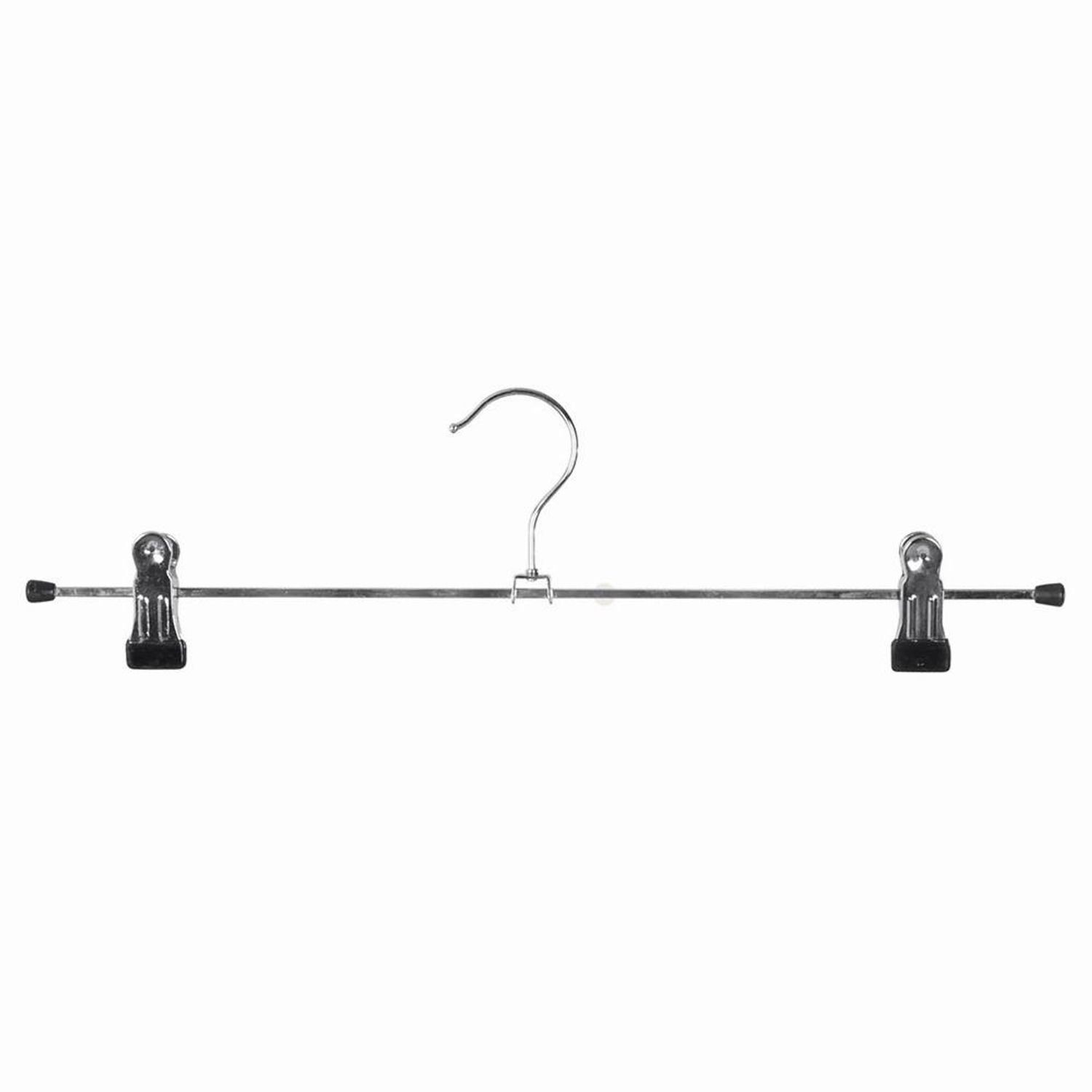 Rudolf Weber Kg Kleiderbügel Klammerbügel schwarz 40 cm 2er-Pack Metall