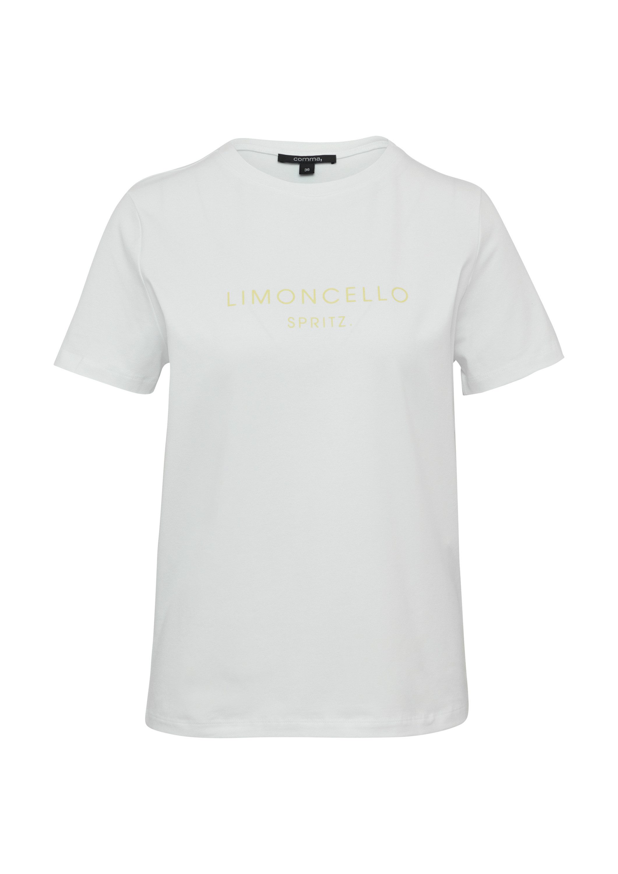 comma Kurzarmshirt T-Shirt T-Shirt mit Print günstig online kaufen