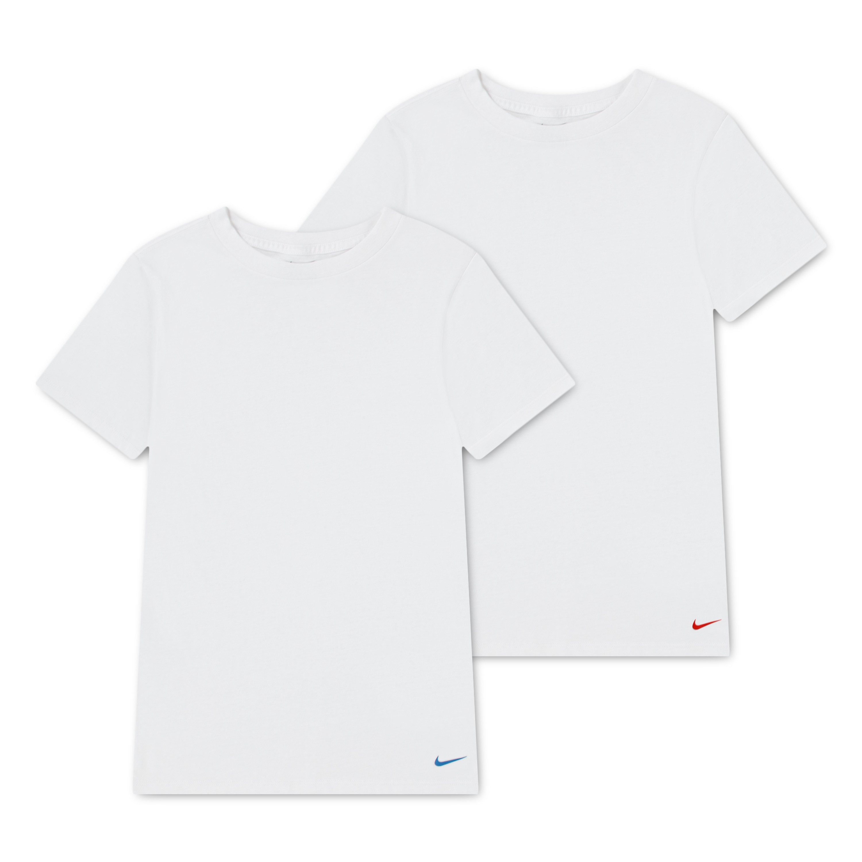 Nike Sportswear T-Shirt NHB BOYS 2PK CREW UNDERSHIRT (2-tlg) für Kinder, 2er-Pack, aus Baumwolle und Polyester