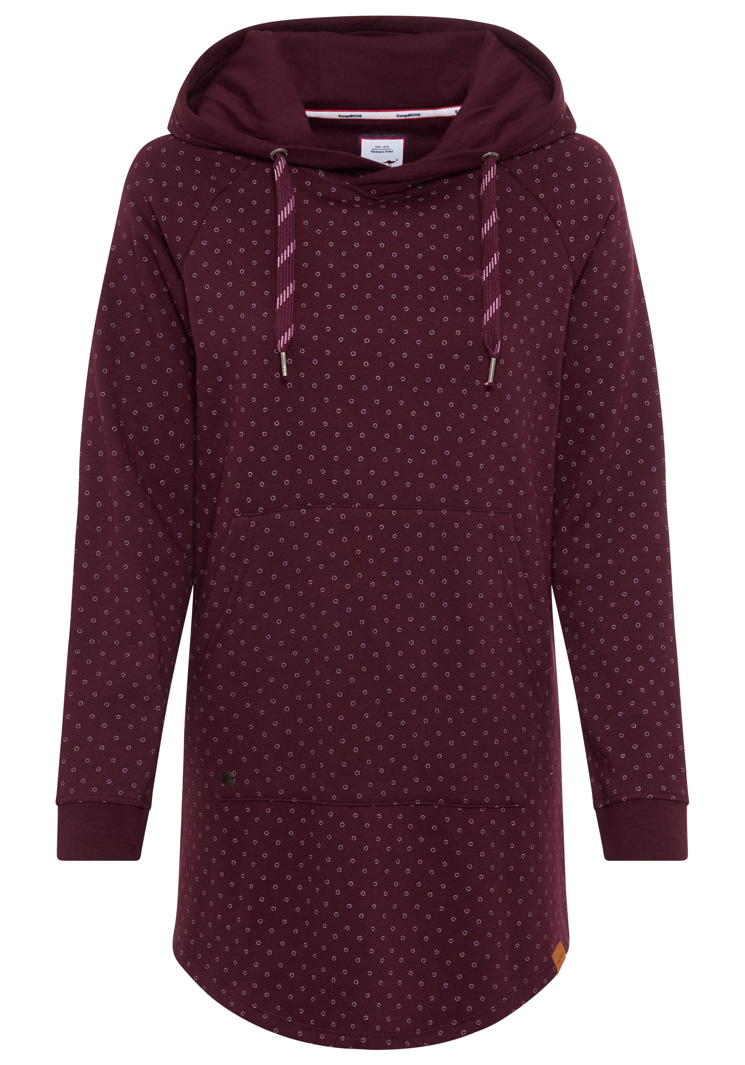 KangaROOS Longsweatshirt mit Kapuze und Kordelzügen, figurumspielende Passform – Bild 5 von 5