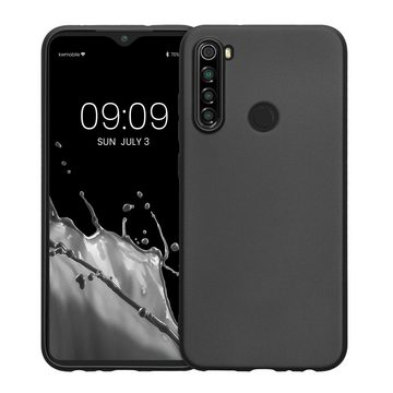 kwmobile Handyhülle Case für Xiaomi Redmi Note 8 (2019 / 2021), Hülle Silikon metallisch schimmernd - Handyhülle Cover