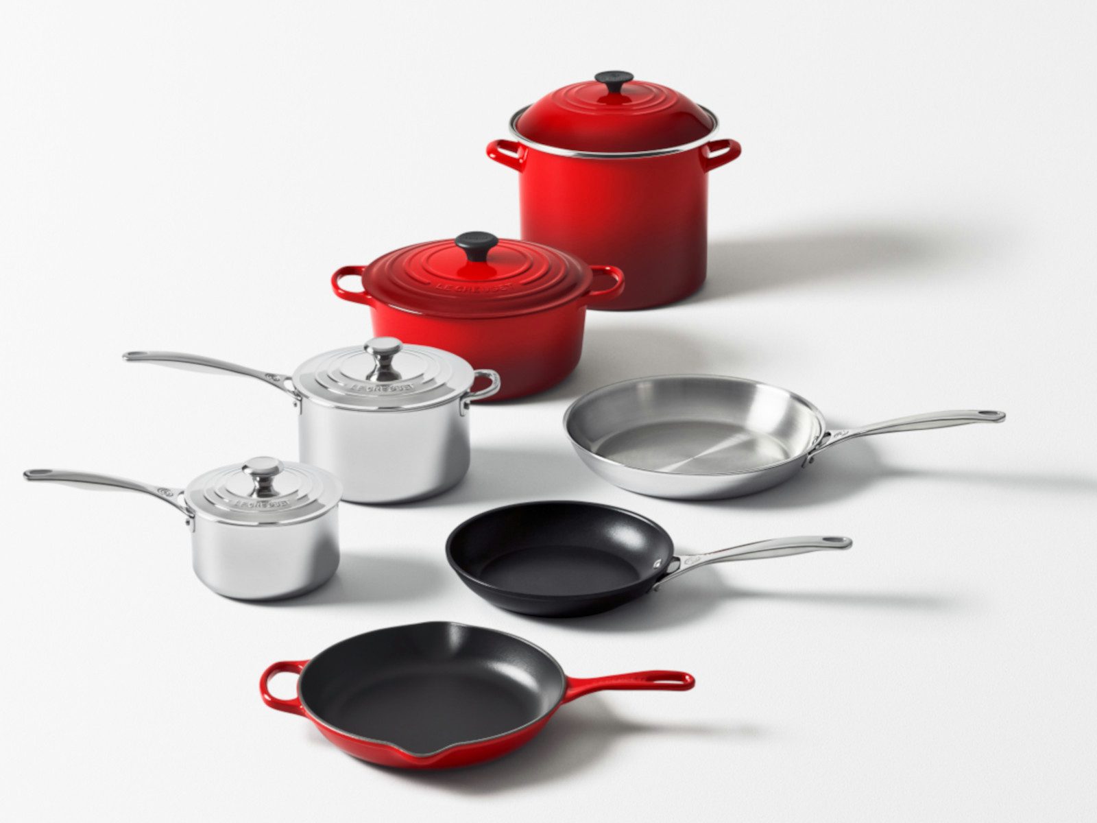 LE CREUSET Bratpfanne Aluminium-Antihaft Pfanne flach 28cm