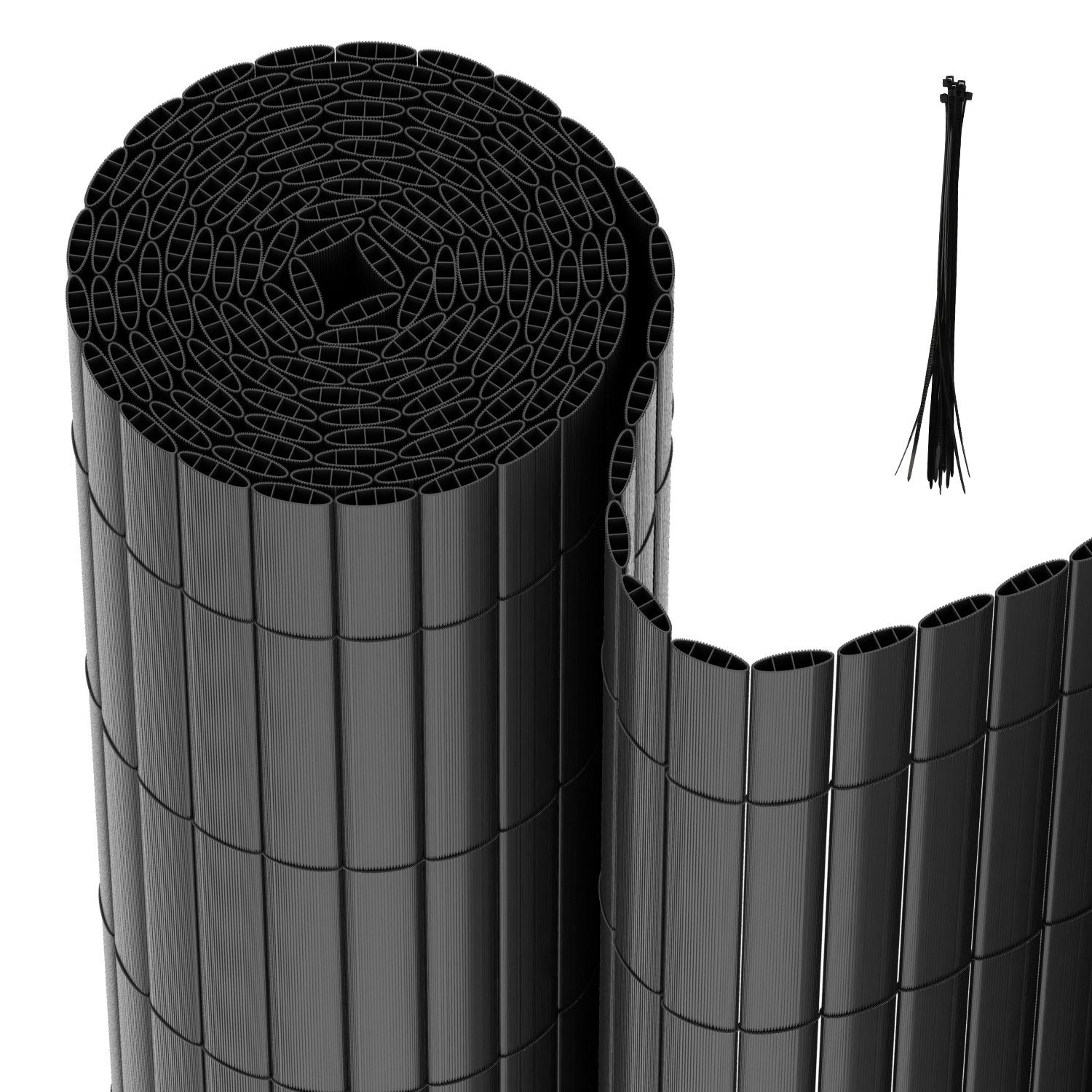 Clanmacy Balkonsichtschutz PVC Sichtschutzmatte, UV-beständig, 3-Gewicht-Ve günstig online kaufen
