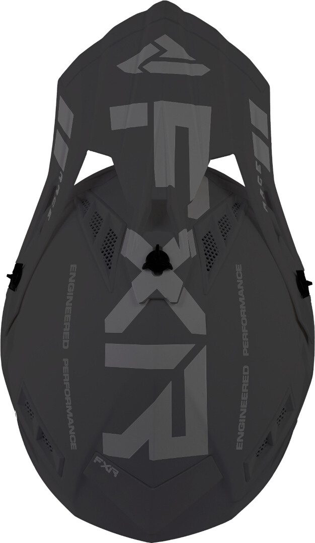 FXR Motocrosshelm Helium Prime Motocross Helm, Carbonfaser