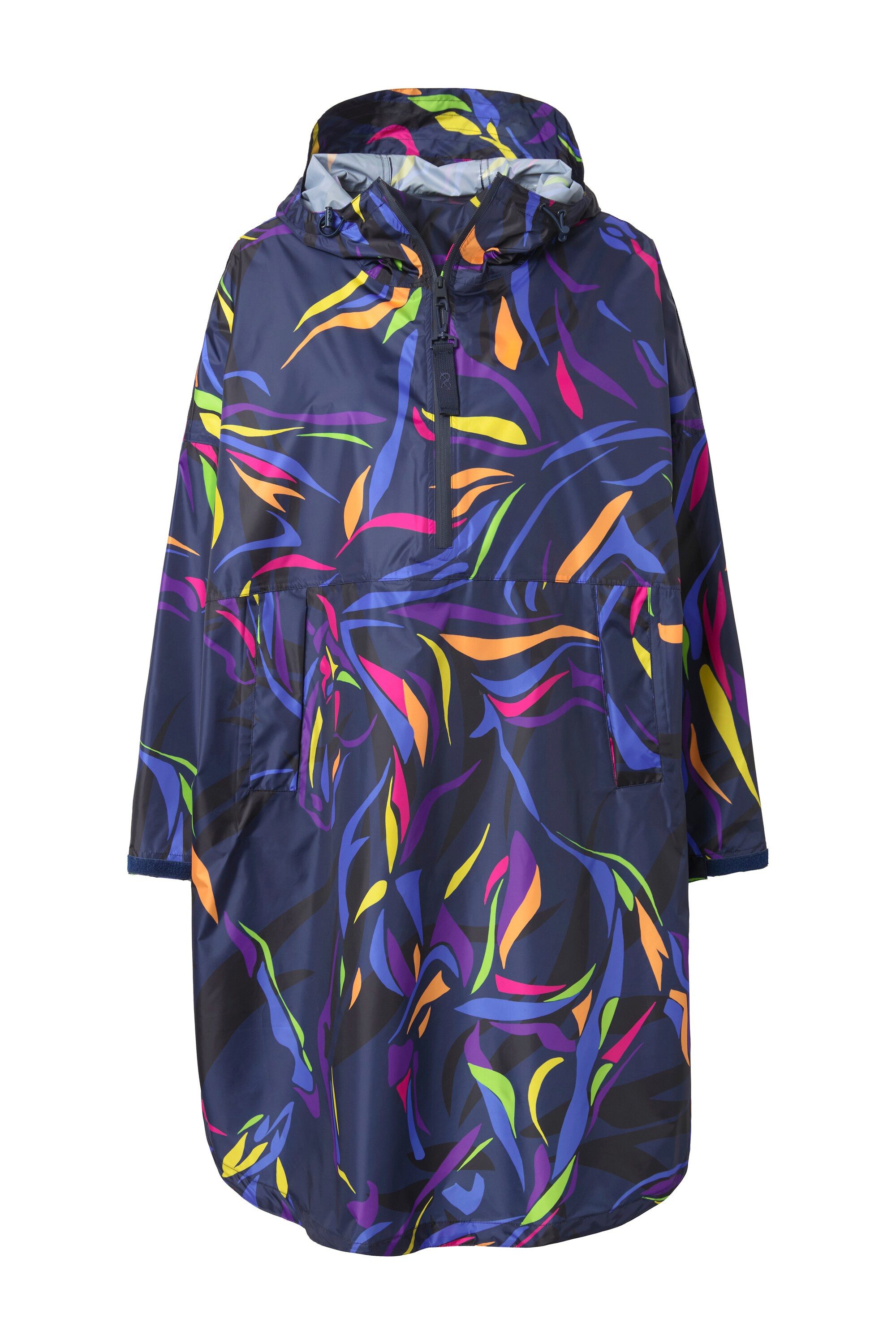 Laurasøn Funktionsjacke Funktions-Regencape Unisex Print Kapuze günstig online kaufen
