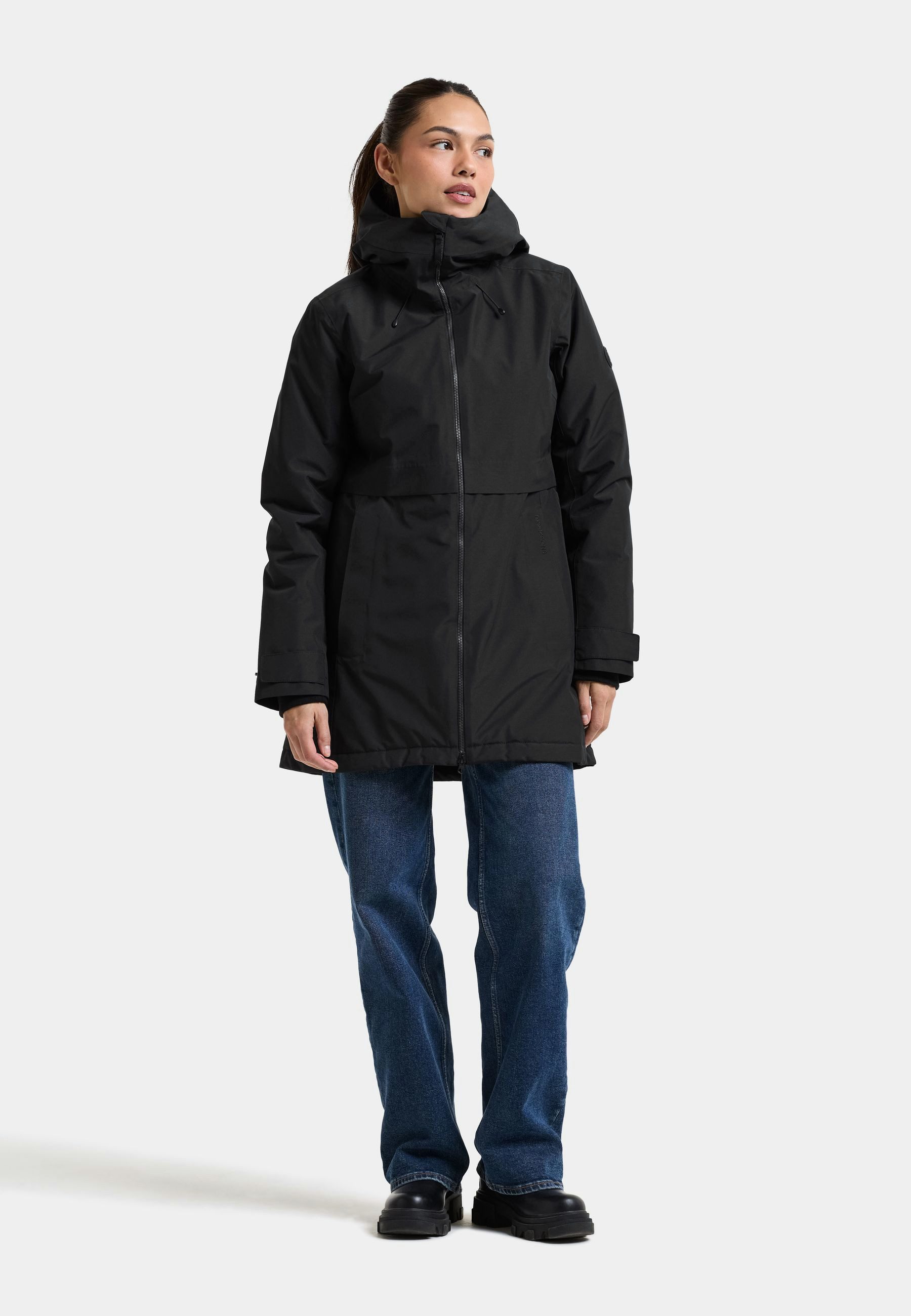 Didriksons Winterjacke Damen Winterparka Wasserdicht TIRIL mit Kapuze mit Taschen