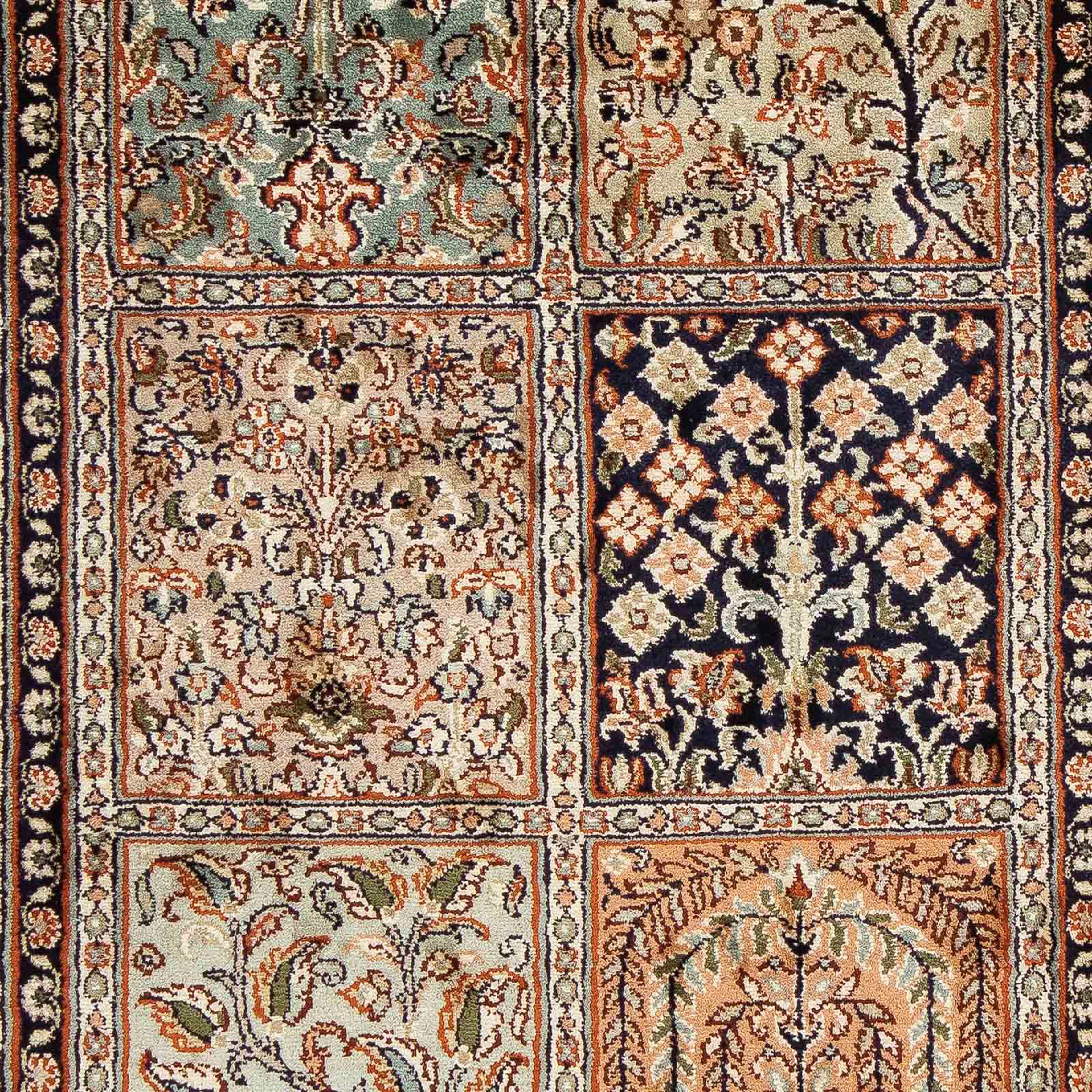 Orientteppich Perser Einzelstück morgenland, 10 x Höhe: mit 65 - Zertifikat - mehrfarbig, rechteckig, Handgeknüpft, mm, 93 Classic cm - Wohnzimmer