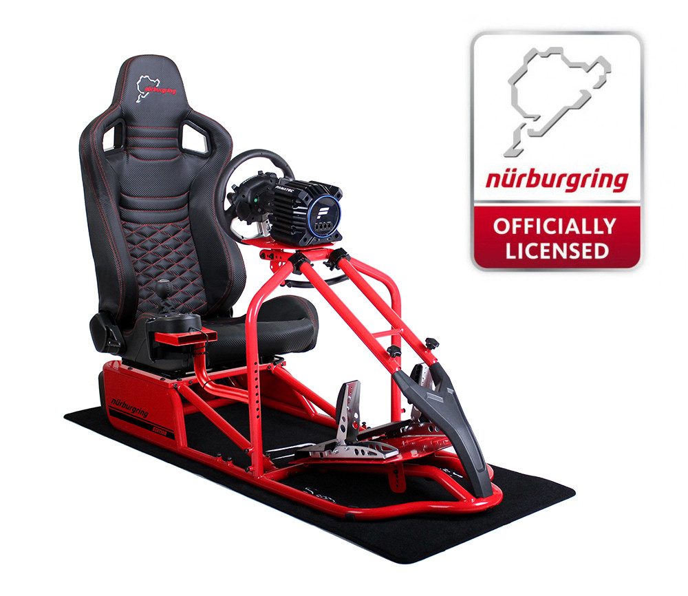 Simulator Cockpit Pro Sim Racing Cockpit ROT - Nürburgring Edition Gaming-Controller