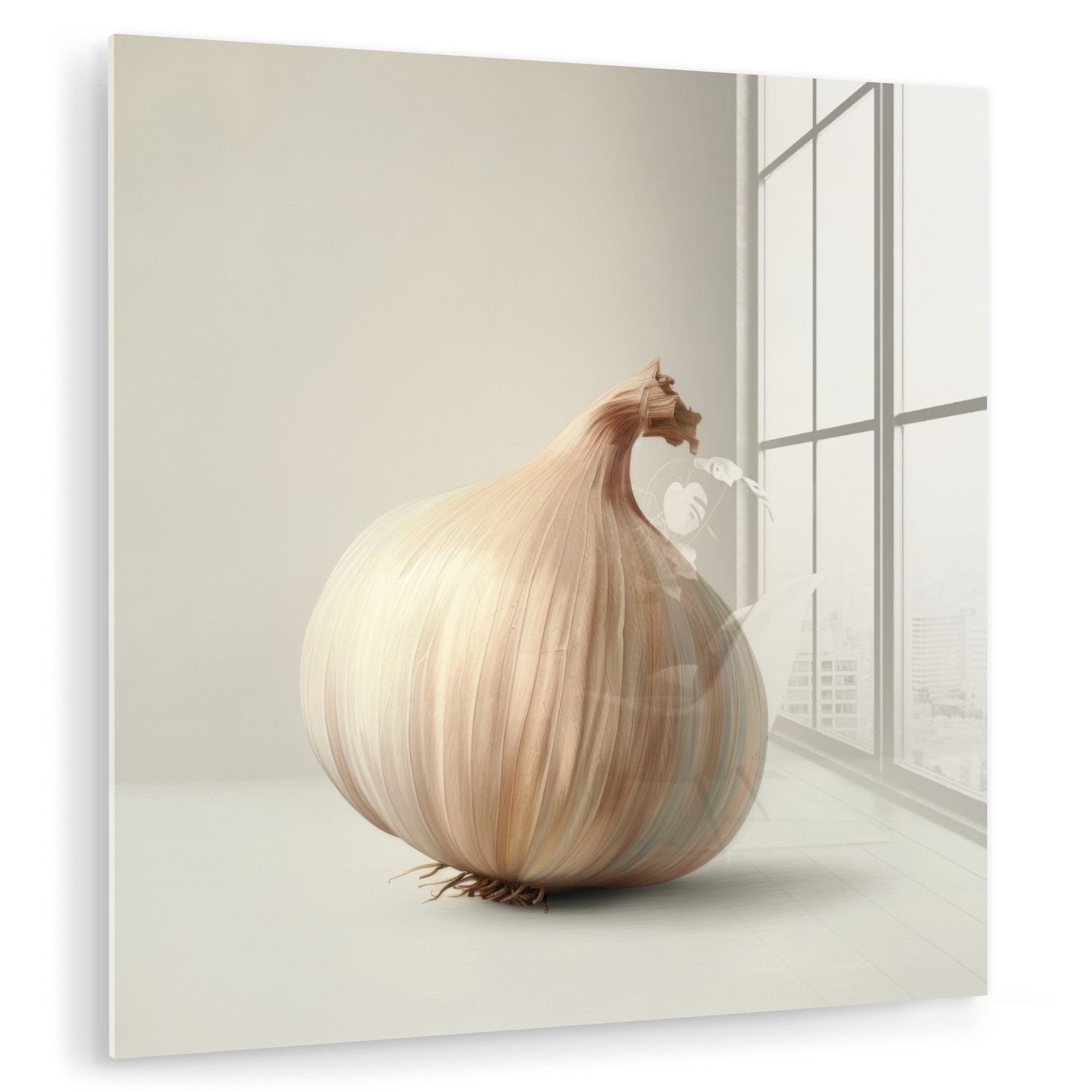 MuchoWow Acrylglasbild Knoblauch - Natürlich - günstig online kaufen