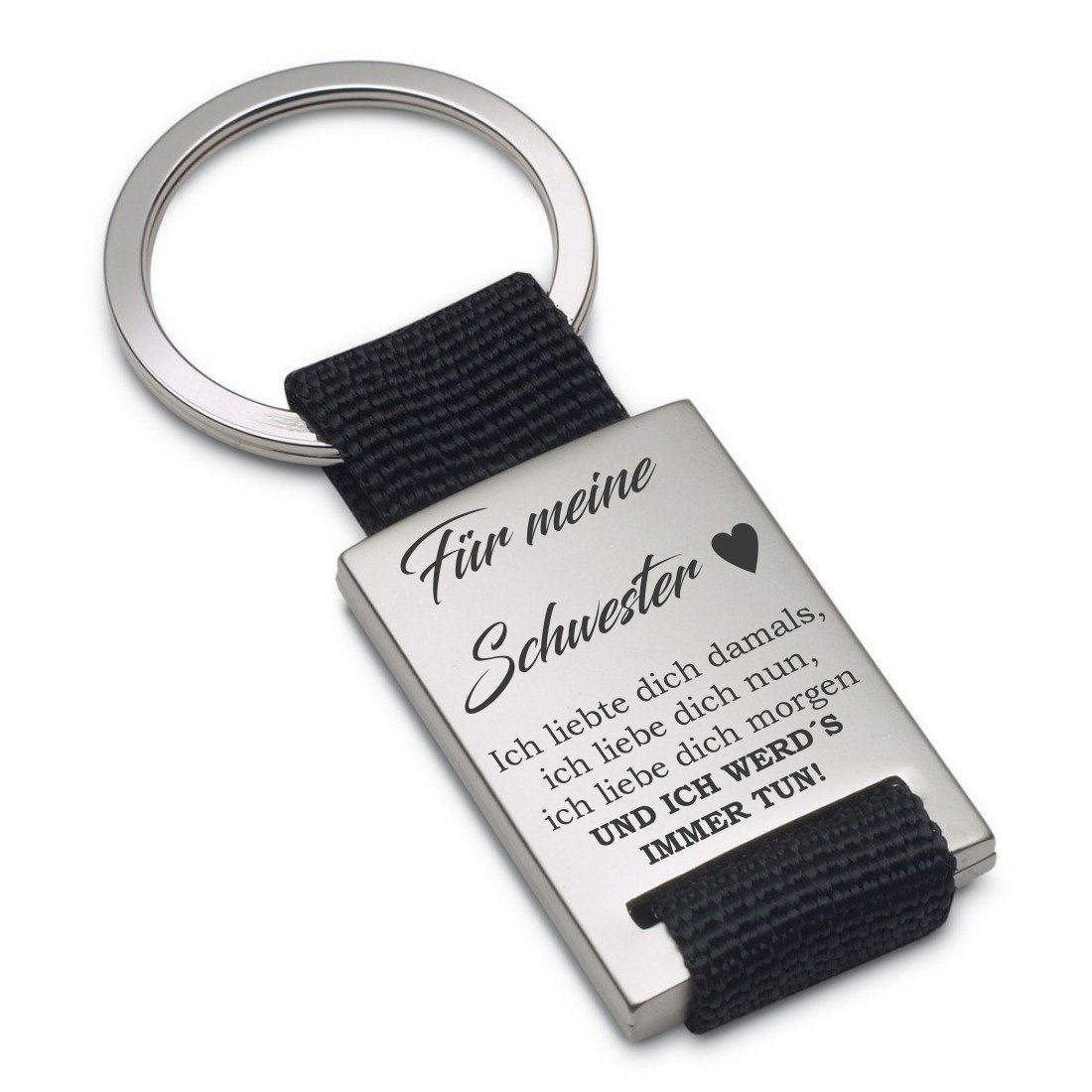 Lieblingsmensch Schlüsselanhänger Für meine Schwester-Ich liebte günstig online kaufen