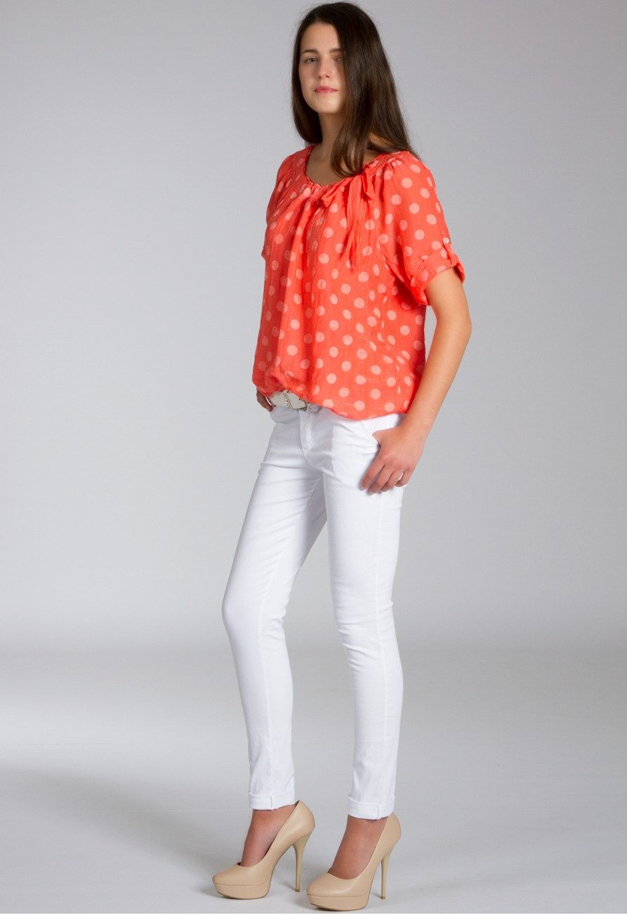 Caspar Shirtbluse BLU001 Damen leichte Sommerbluse günstig online kaufen