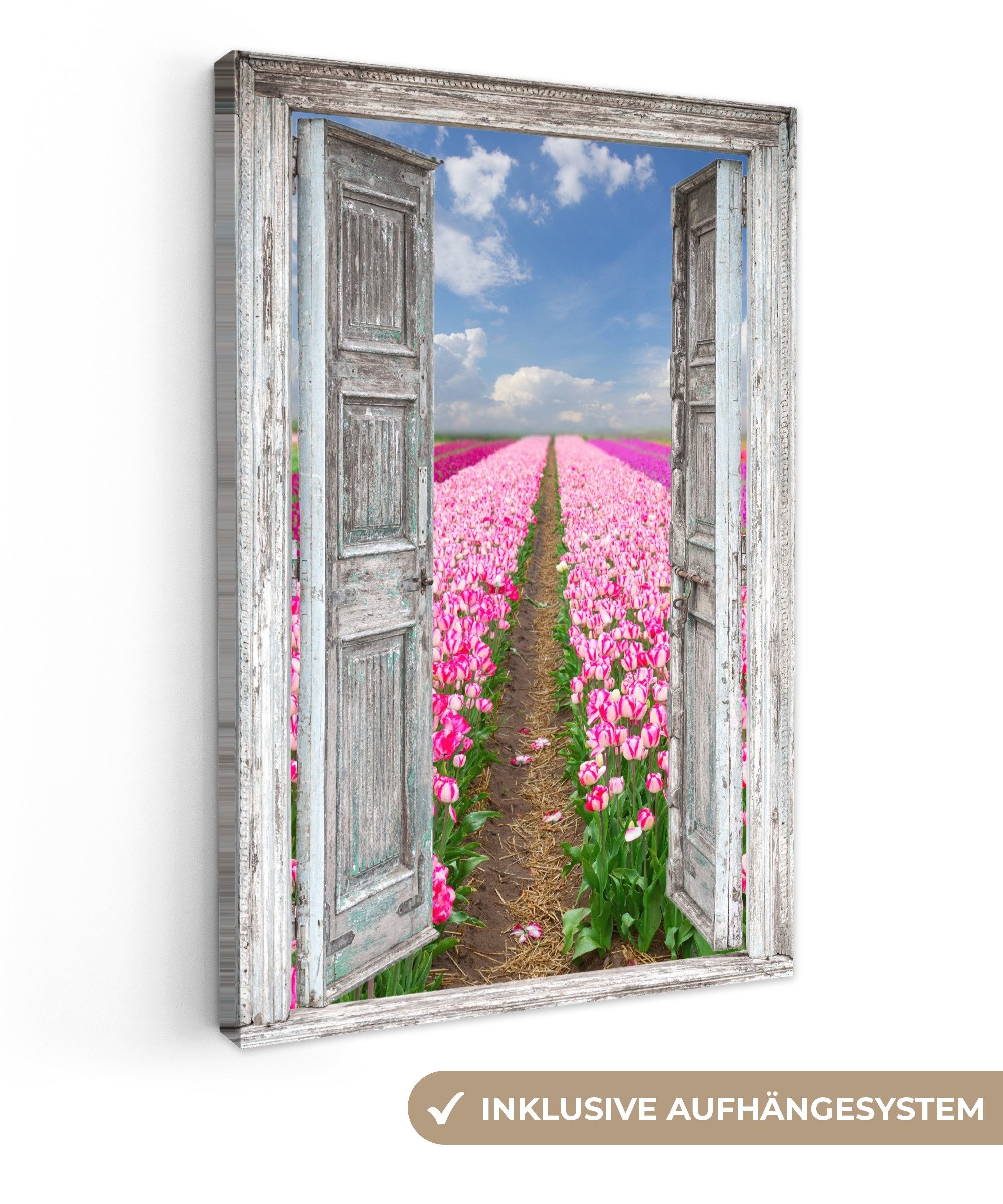 OneMillionCanvasses® Leinwandbild Blumen - Tulpen - günstig online kaufen