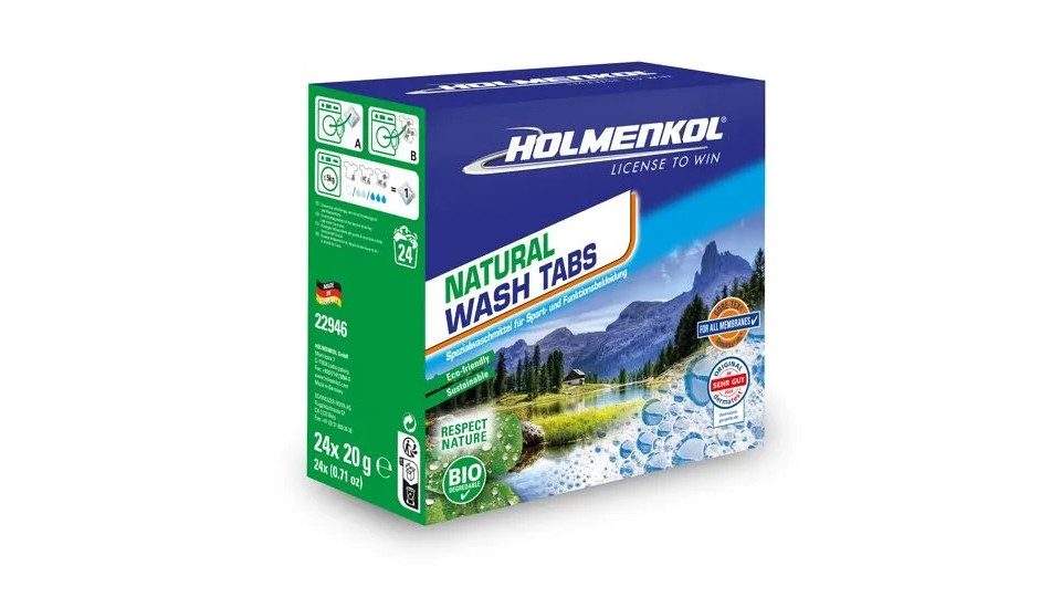 Holmenkol Reinigungsmitteltank Natural Wash Tabs 24x20g -